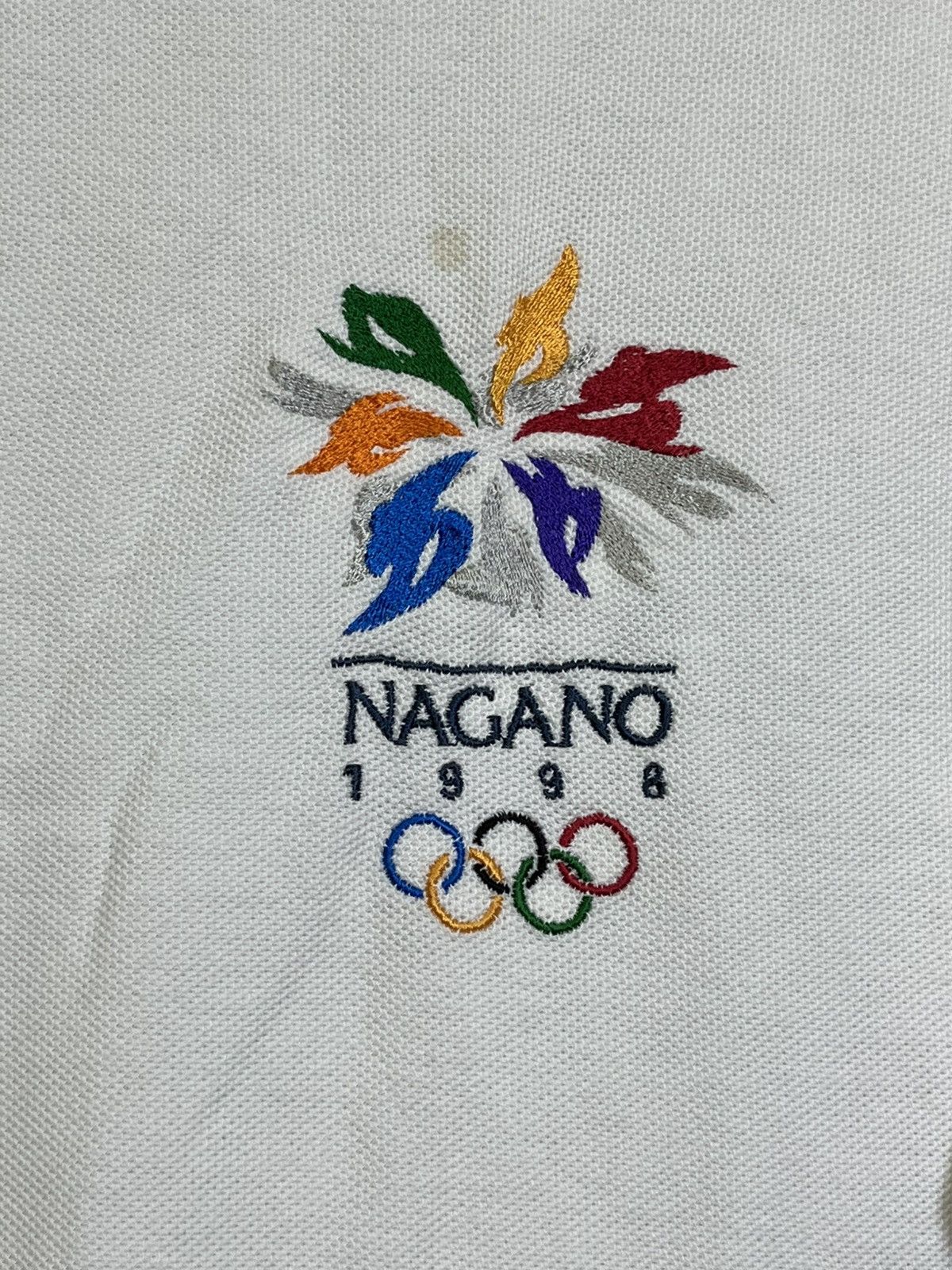 USA Olympics Vintage mizuno OLYMPIC NAGANO winter games 1998 polo shirt Size US L / EU 52-54 / 3 - 4 Thumbnail