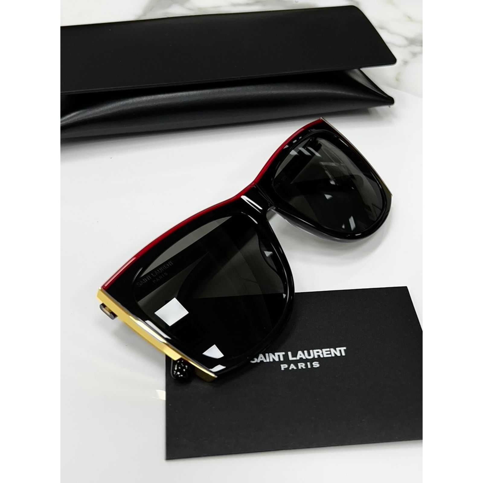 Saint Laurent Paris NEW Saint Laurent SL539 Paloma Oversized Sunglasses Size ONE SIZE - 6 Thumbnail