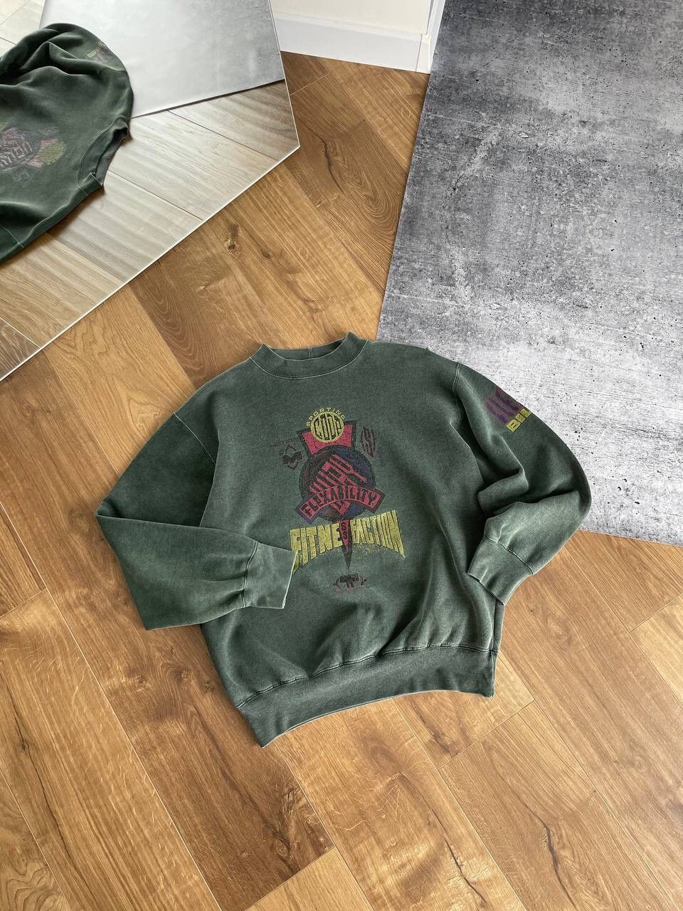 Vintage Vintage 90’s Y2K Style American Techno Casual Sweatshirt Size US M / EU 48-50 / 2 - 1 Thumbnail