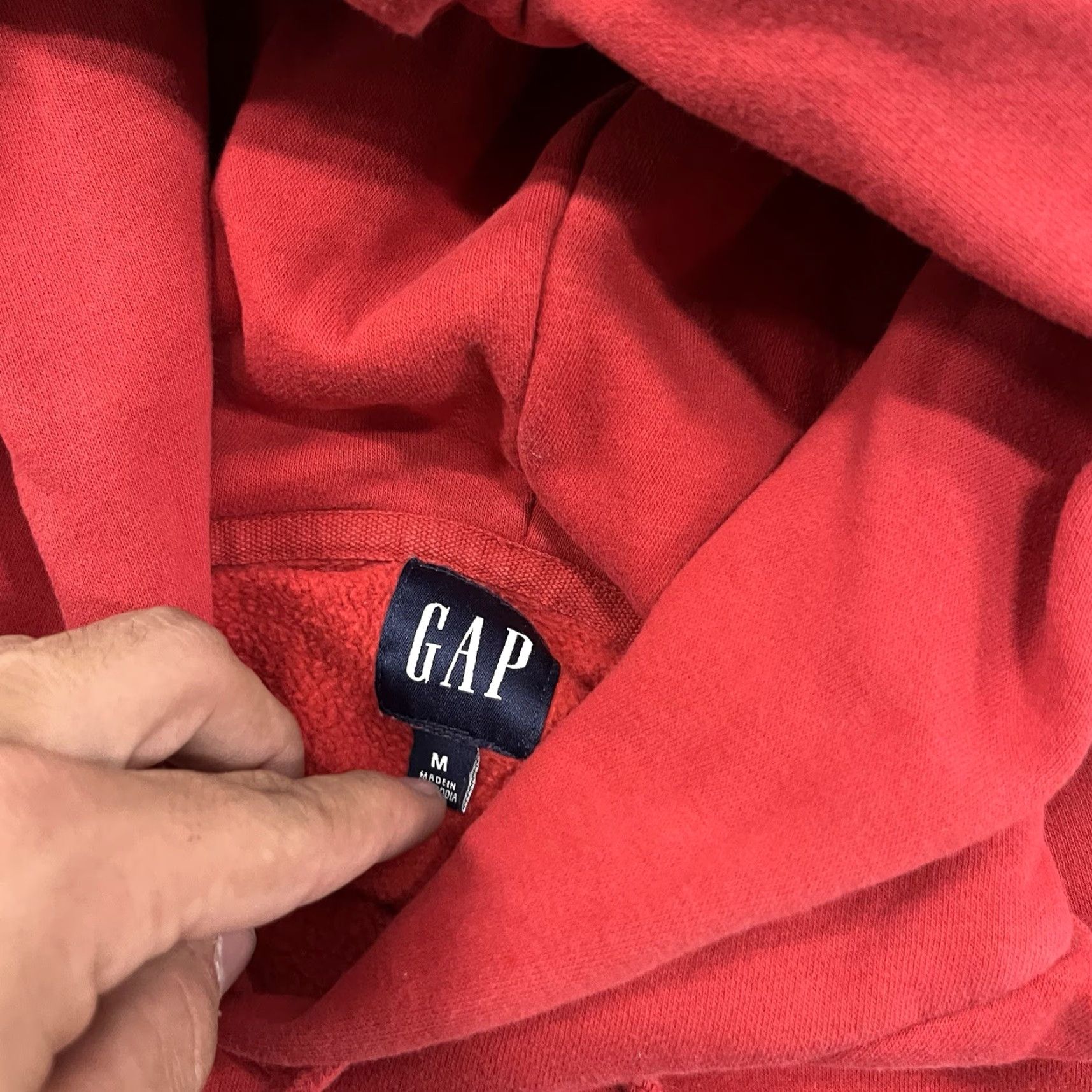Gap VINTAGE Gap Mens Hoodie Sweater Size US M / EU 48-50 / 2 - 2 Thumbnail