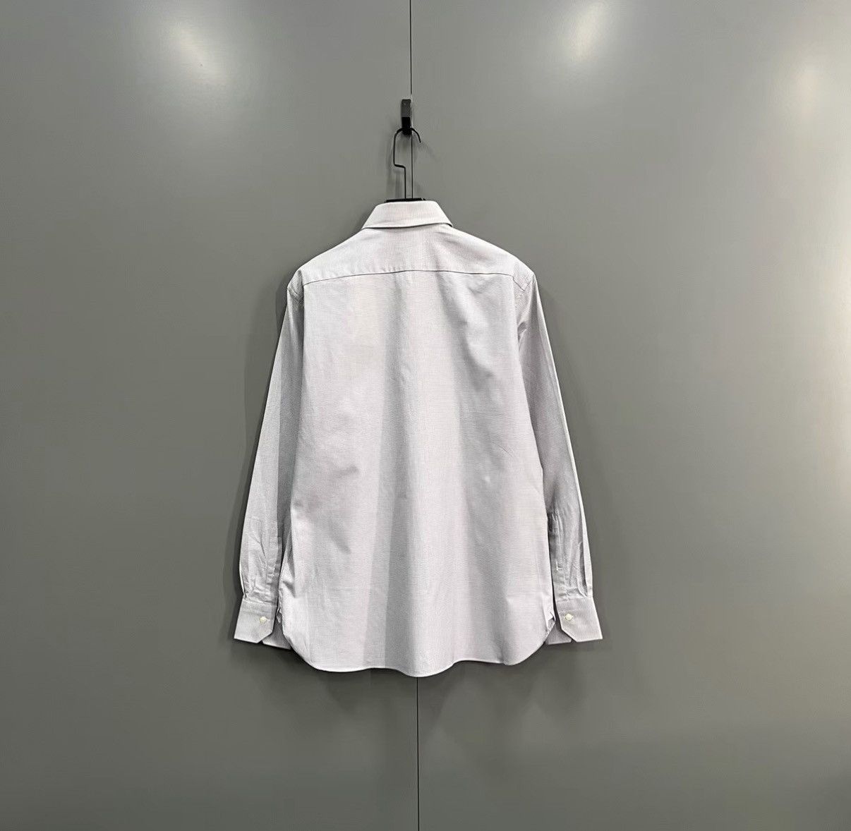 Ermenegildo Zegna Zegna Small Check Lapel Shirt J41 Size US XS / EU 42 / 0 - 2 Thumbnail