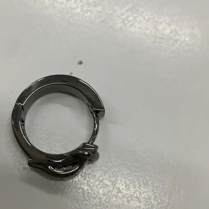 Vivienne Westwood Vivienne Westwood Brass Earring in Silver Black Size ONE SIZE - 4 Thumbnail