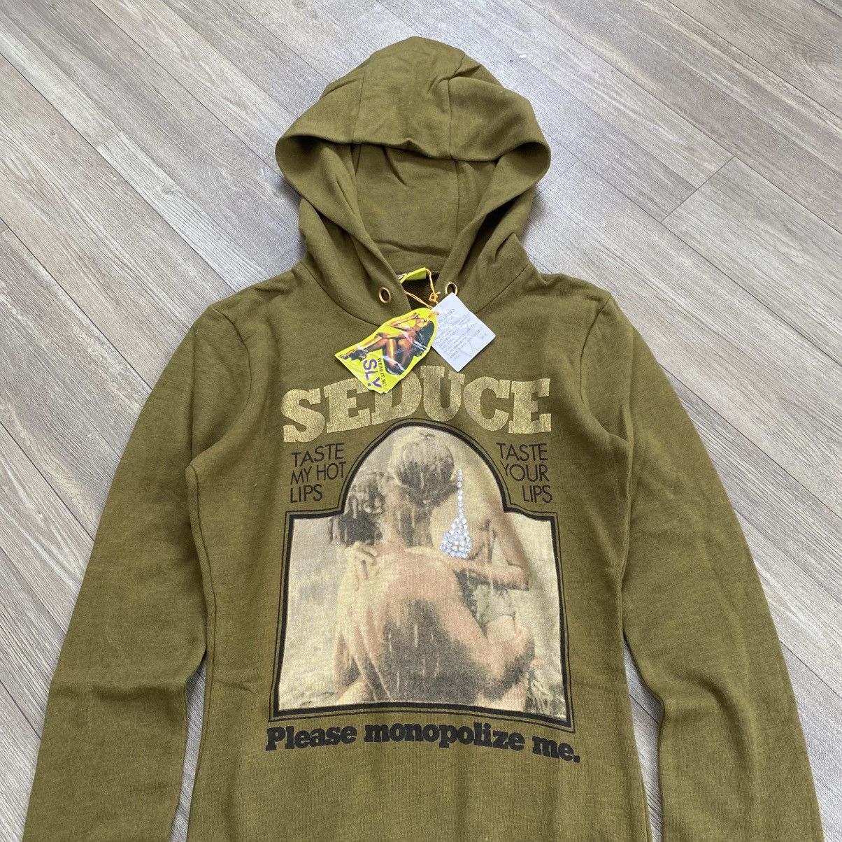 Japanese Brand 2000s Sly Seduce Please Monopolize Me Porn Graphic Hoodie Size M / US 6-8 / IT 42-44 - 2 Thumbnail