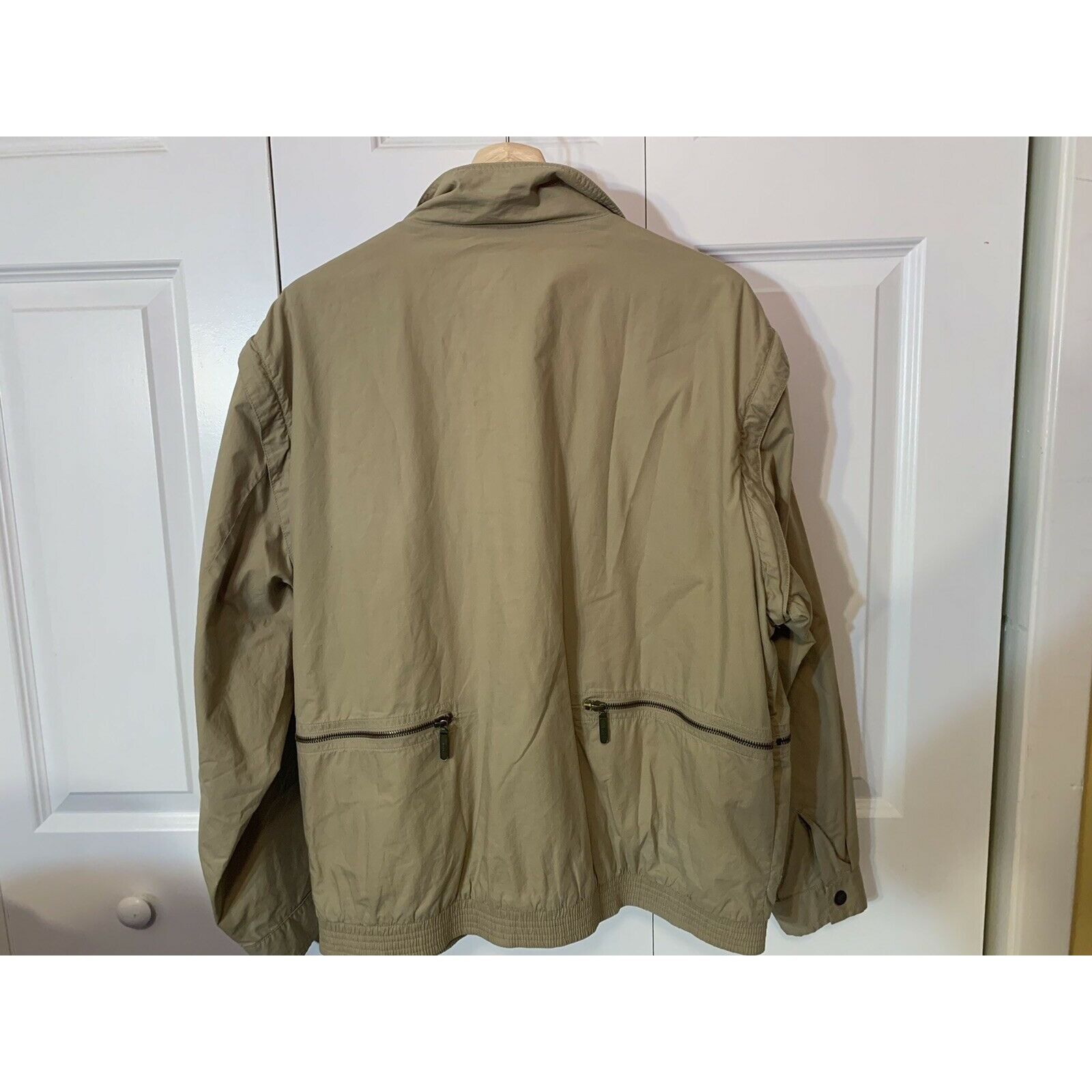 Other Vtg Ciesse Piumini Tan & yellow full zip windbreaker jacket Size US L / EU 52-54 / 3 - 12 Thumbnail