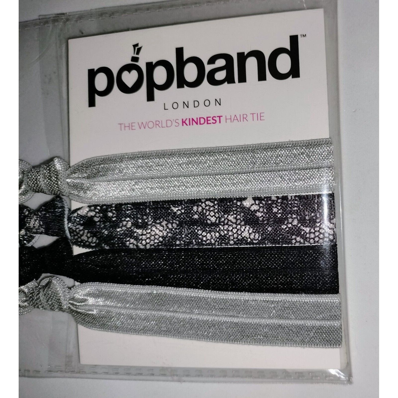 Other Popband Silver Gray Lace Shiny Glitter Hair Accessories Band Size ONE SIZE - 1 Thumbnail