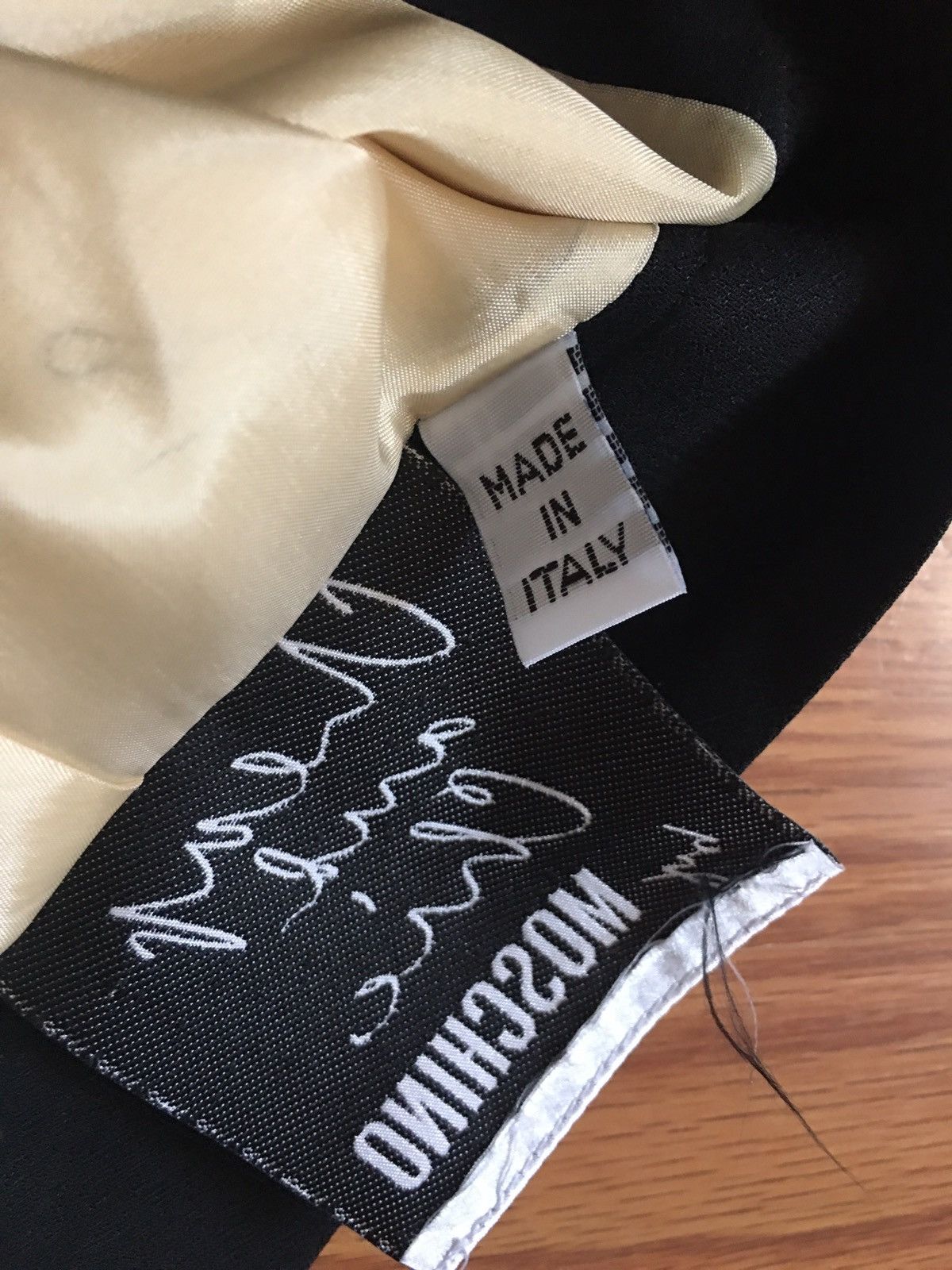Moschino × Vintage Vintage 90s MOSCHINO Cheap Chic Puzzle Skirt EU40 US10 Size 30" / US 8 / IT 44 - 10 Thumbnail