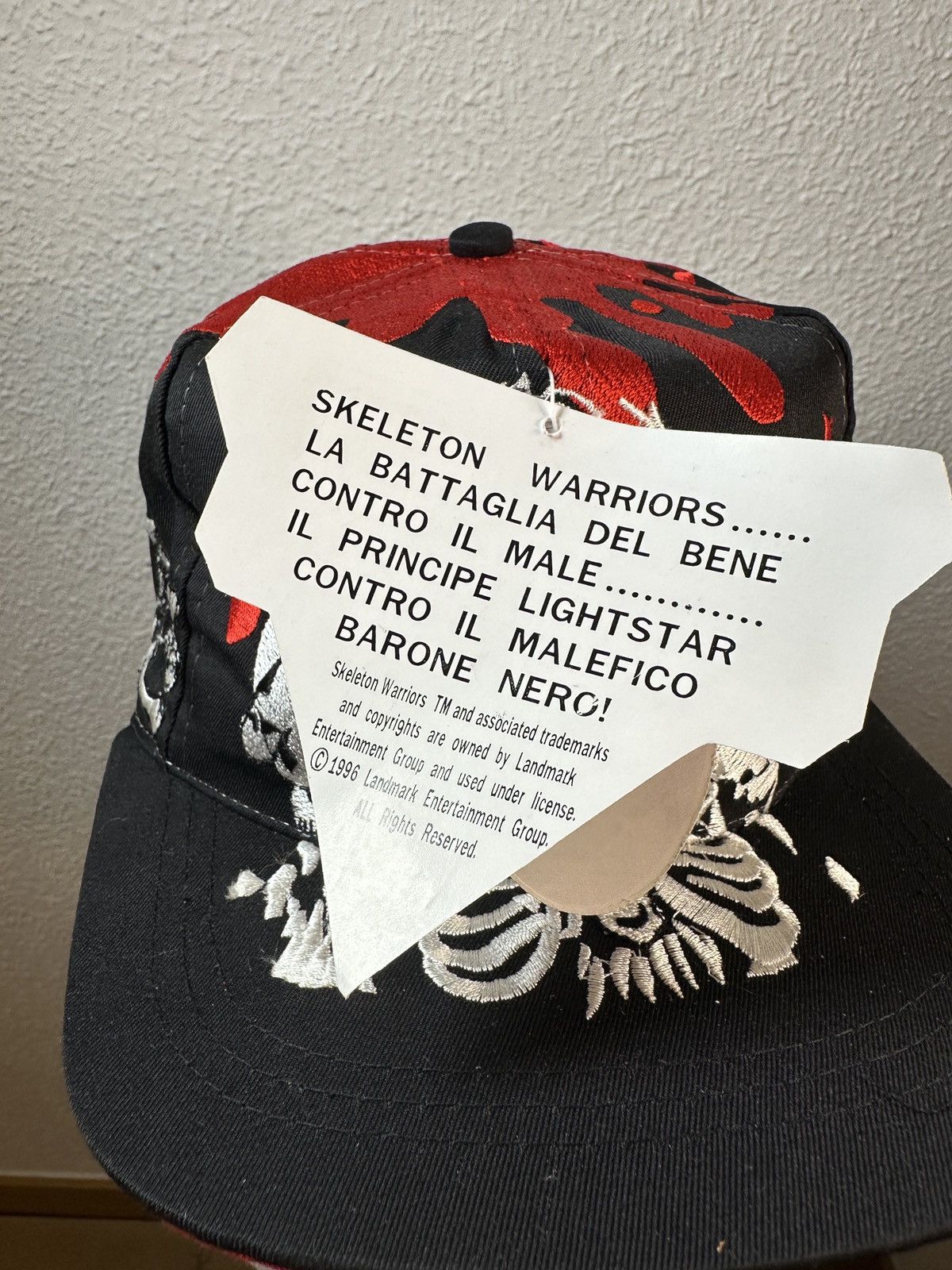 Other 1996 Skeleton Warriors Bruno Mario Cap Size ONE SIZE - 4 Thumbnail