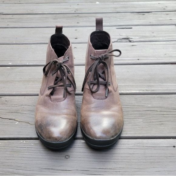 Other Bogs Kristina Lace Up Brown Leather Waterproof Distressed Hi Size US 9.5 / IT 39.5 - 5 Thumbnail