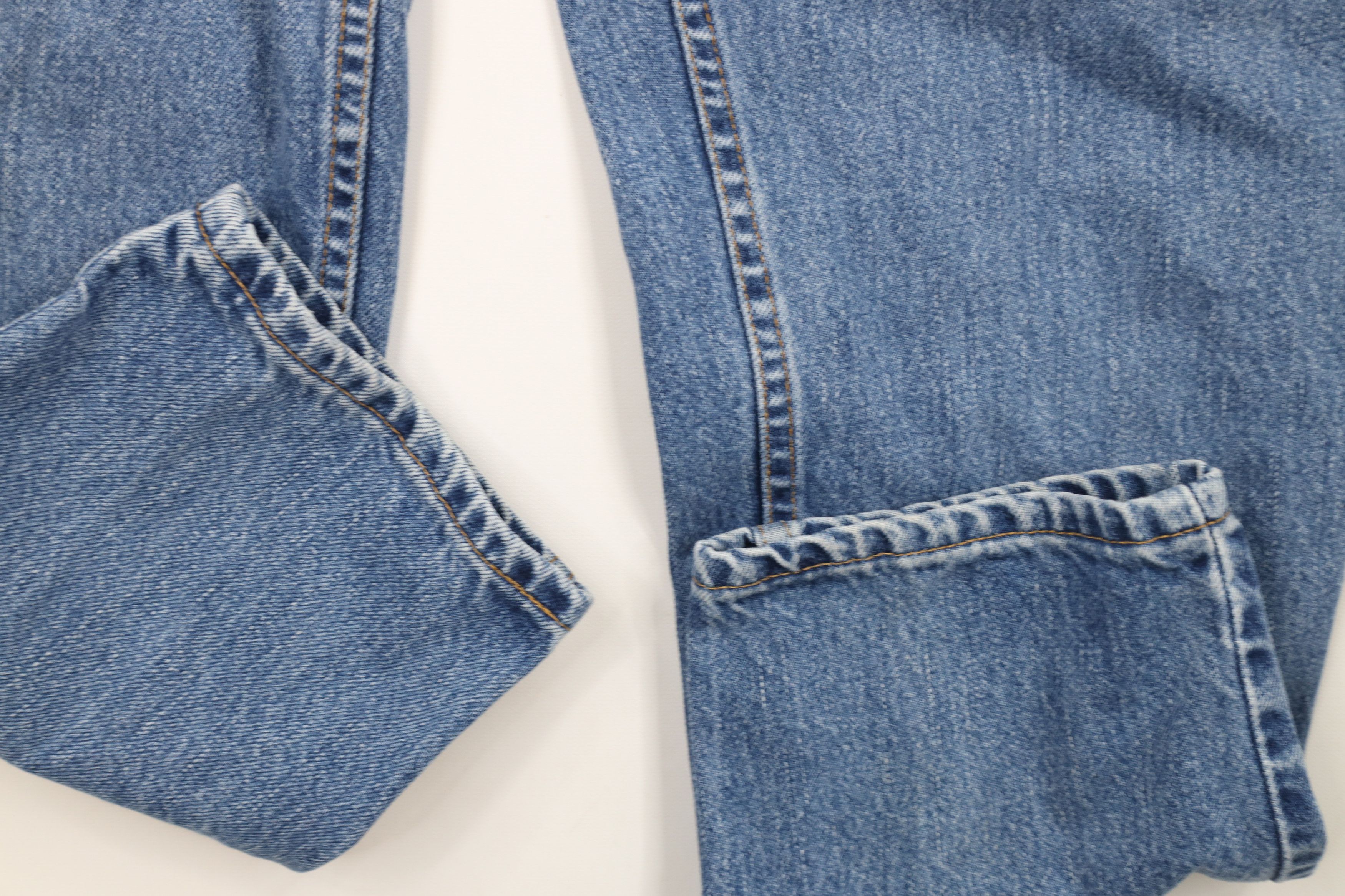 Levi's × Vintage Vintage Y2K 2002 Levis 550 Fit Tapered Leg Denim Jeans Size 34" / US 12 / IT 48 - 5 Thumbnail