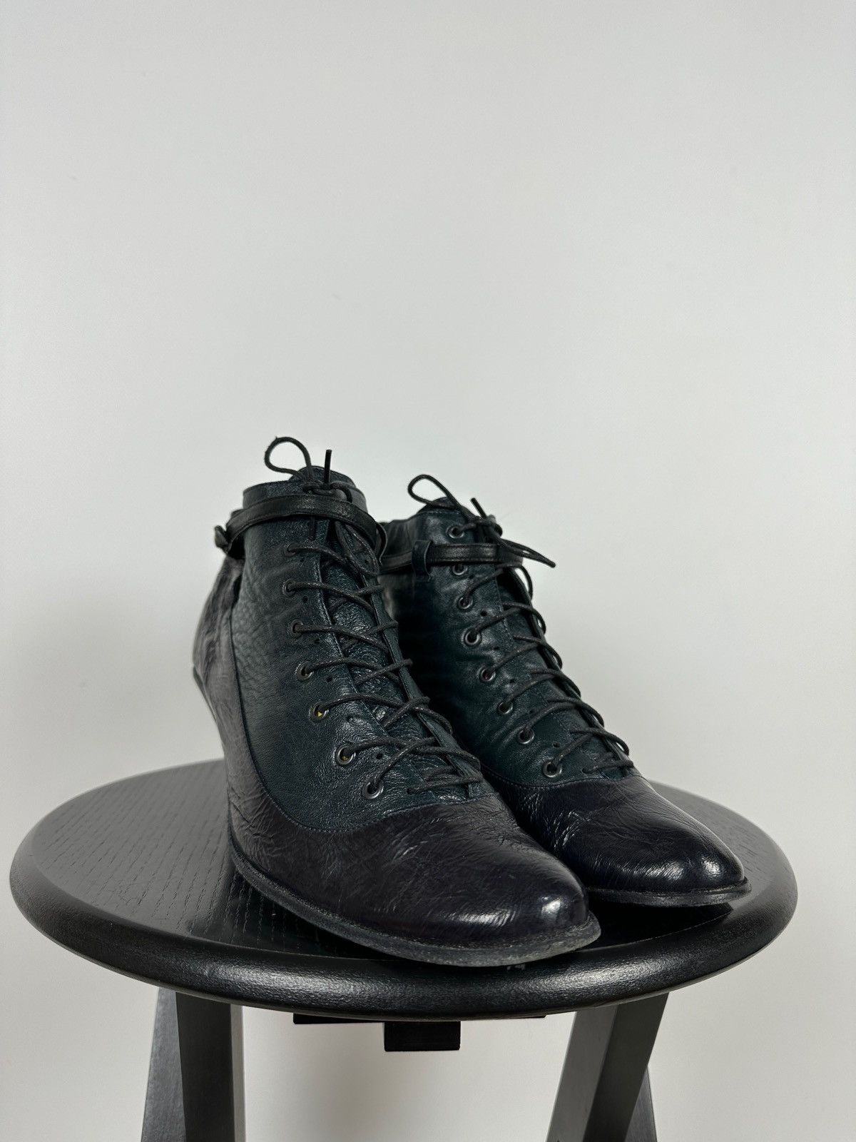 Marithe + Francois Girbaud Vintage Marithe Francois Girbaud Lace Up Ankle Boots Size US 10 / IT 40 - 10 Thumbnail