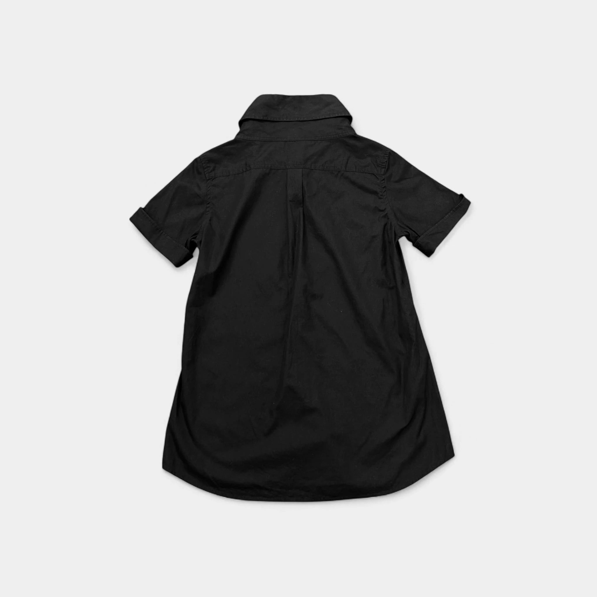 Y's Yohji Yamamoto Y's Black Short Sleeve Shirt Size XS / US 0-2 / IT 36-38 - 4 Thumbnail