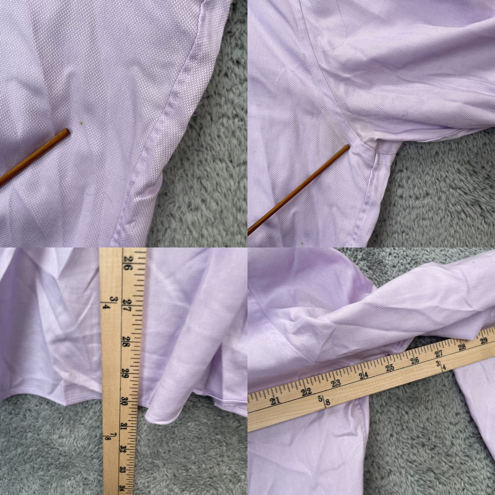 Uniqlo Uniqlo Shirt Mens Large Purple Easy Care Oxford Stretch Slim Fit Button Down Size US L / EU 52-54 / 3 - 8 Thumbnail