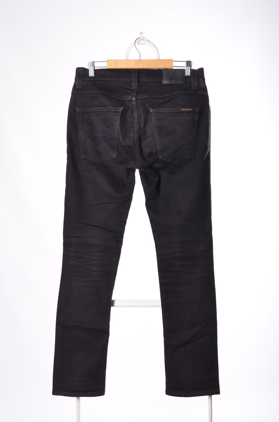 Nudie Jeans Nudie denim jeans grim tim org black ring size 33 Size US 33 - 2 Thumbnail