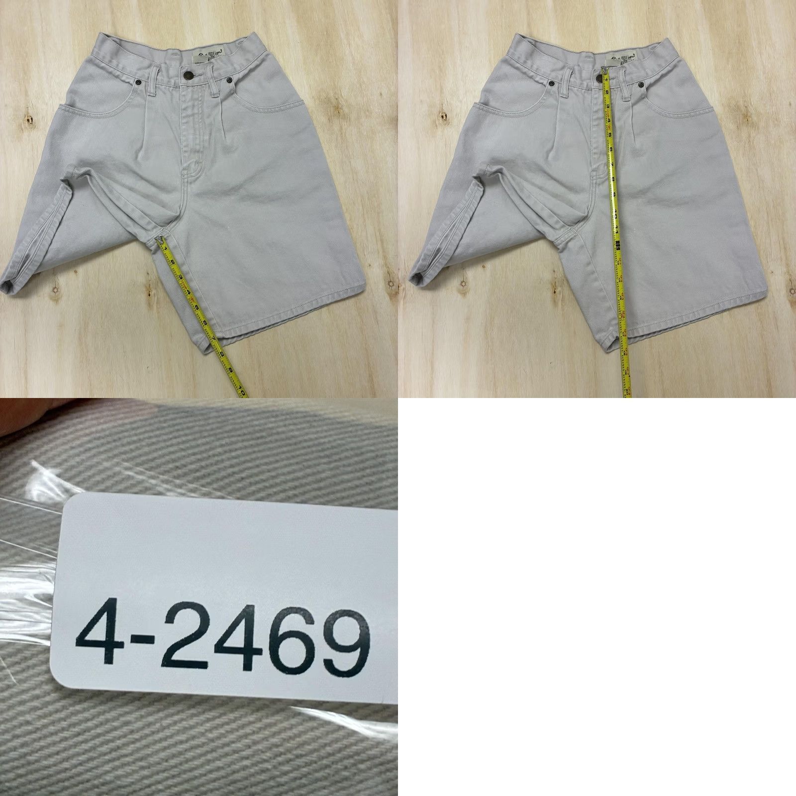Eddie Bauer VINTAGE Eddie Bauer Shorts Women 4 27W Gray Denim High Rise Relaxed Chino Summer Size 27" / US 4 / IT 40 - 8 Thumbnail