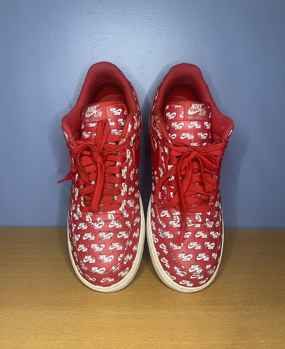 Nike Nike Air Force 1 Low “All Over Logo” Size US 10.5 / EU 43-44 - 6 Thumbnail