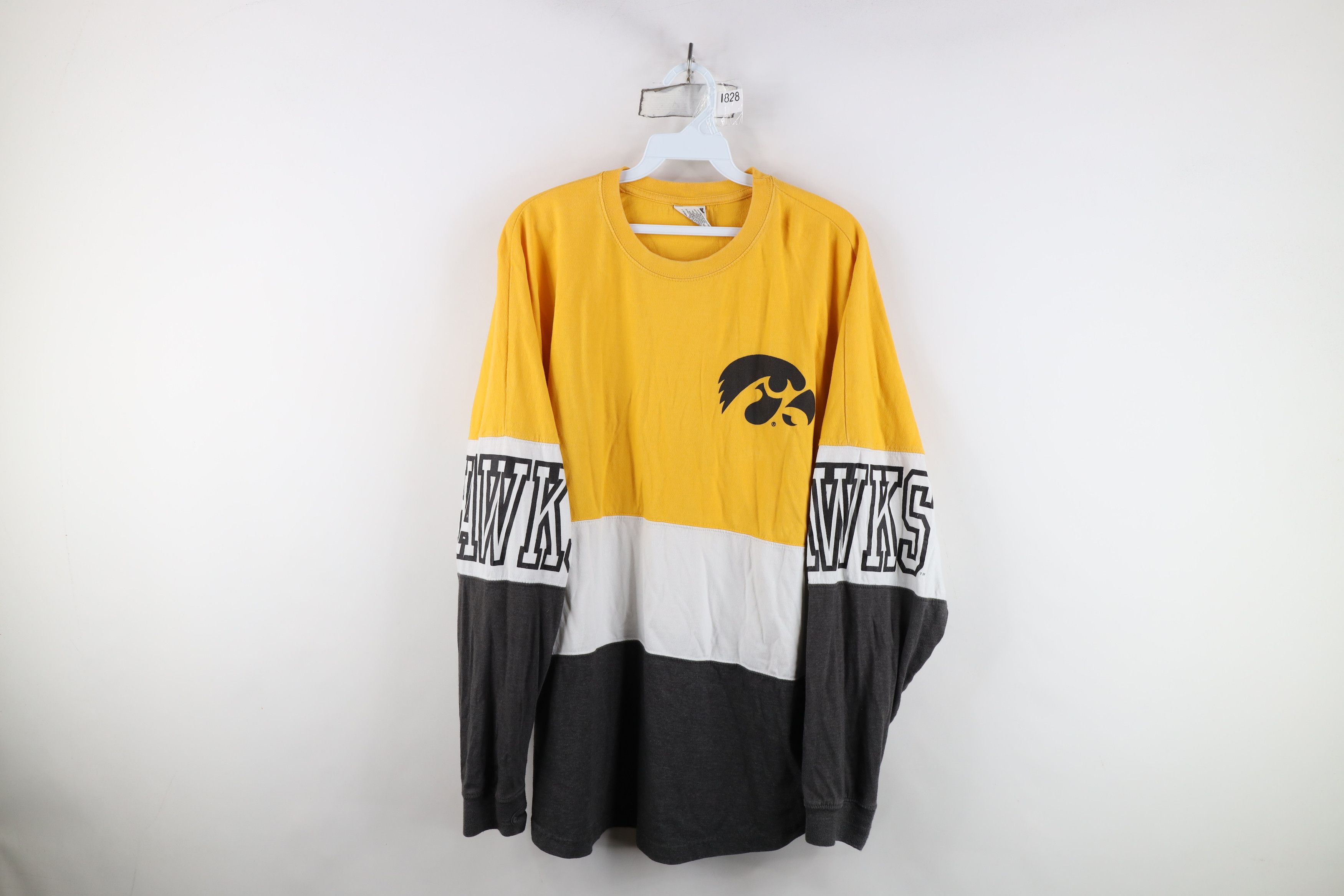 Vintage Vintage Y2K University of Iowa Long Sleeve Spirit T-Shirt Size L / US 10 / IT 46 - 1 Thumbnail