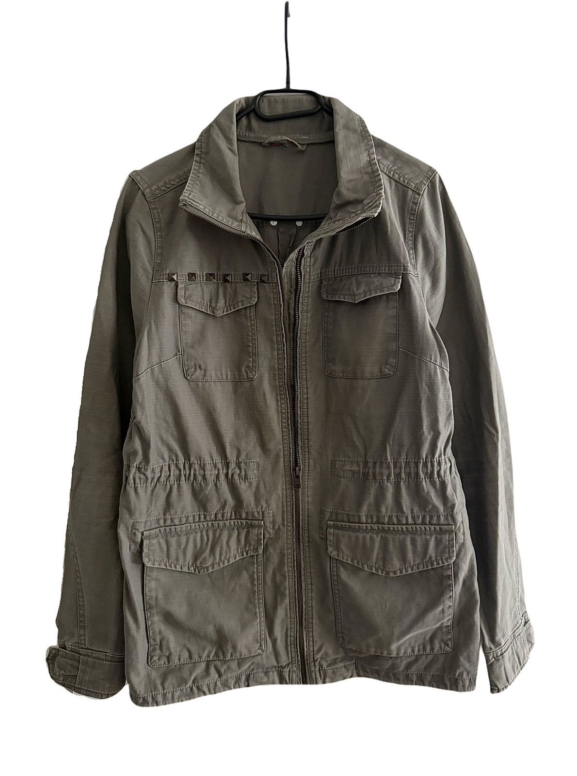 GOA Style Studded Military Parka