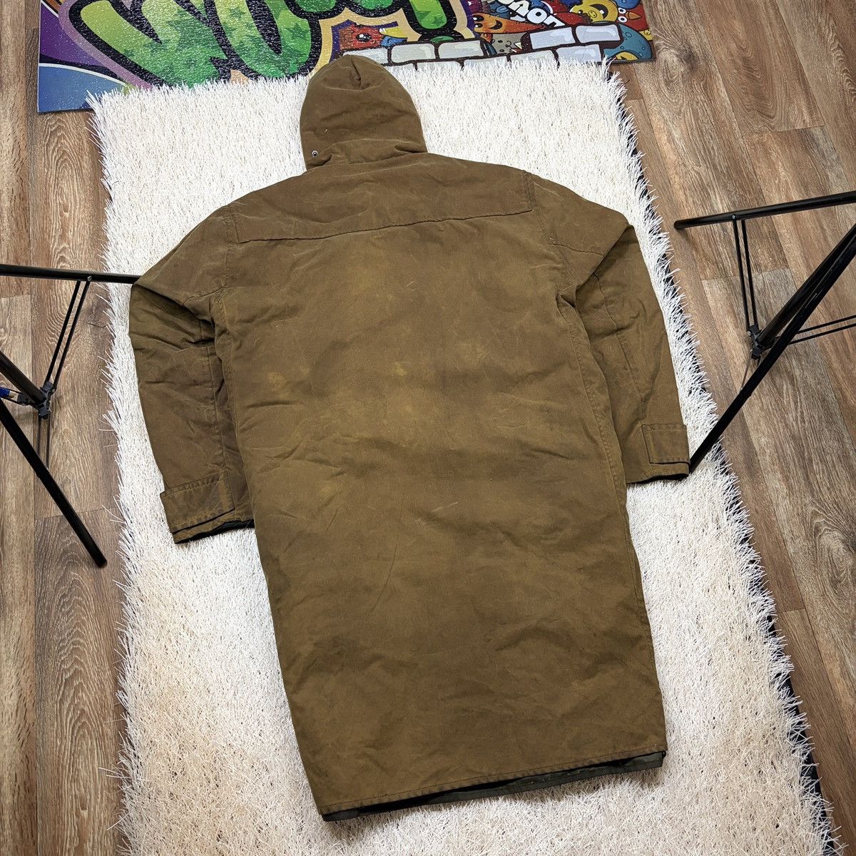 Barbour Rare vintage Barbour Wax jacket wax Duffle Coat A869 brown Size US XL / EU 56 / 4 - 2 Thumbnail