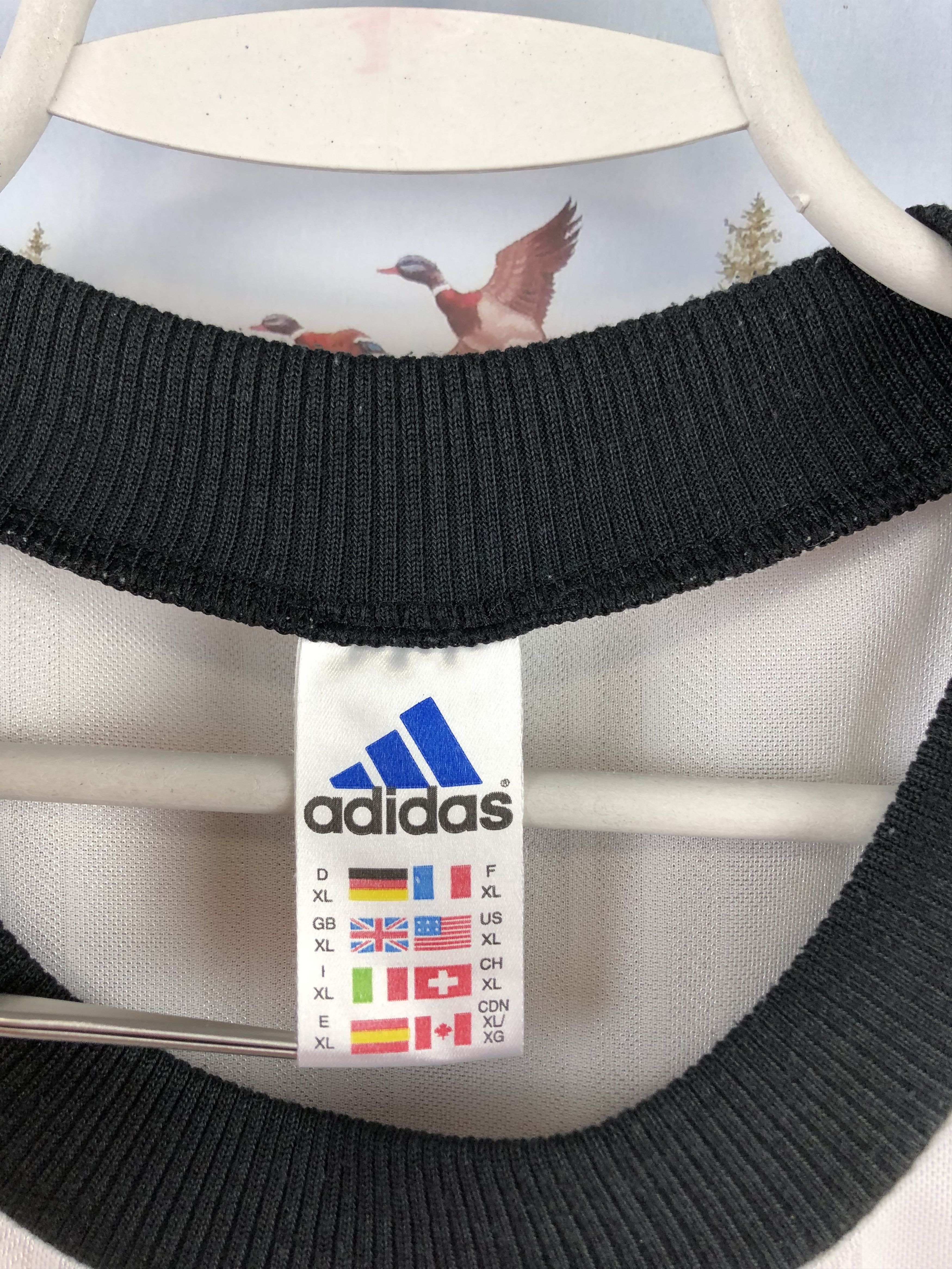 Adidas Vintage Football Template Shirt Soccer Jersey Big Logo Rare Size US XL / EU 56 / 4 - 8 Thumbnail