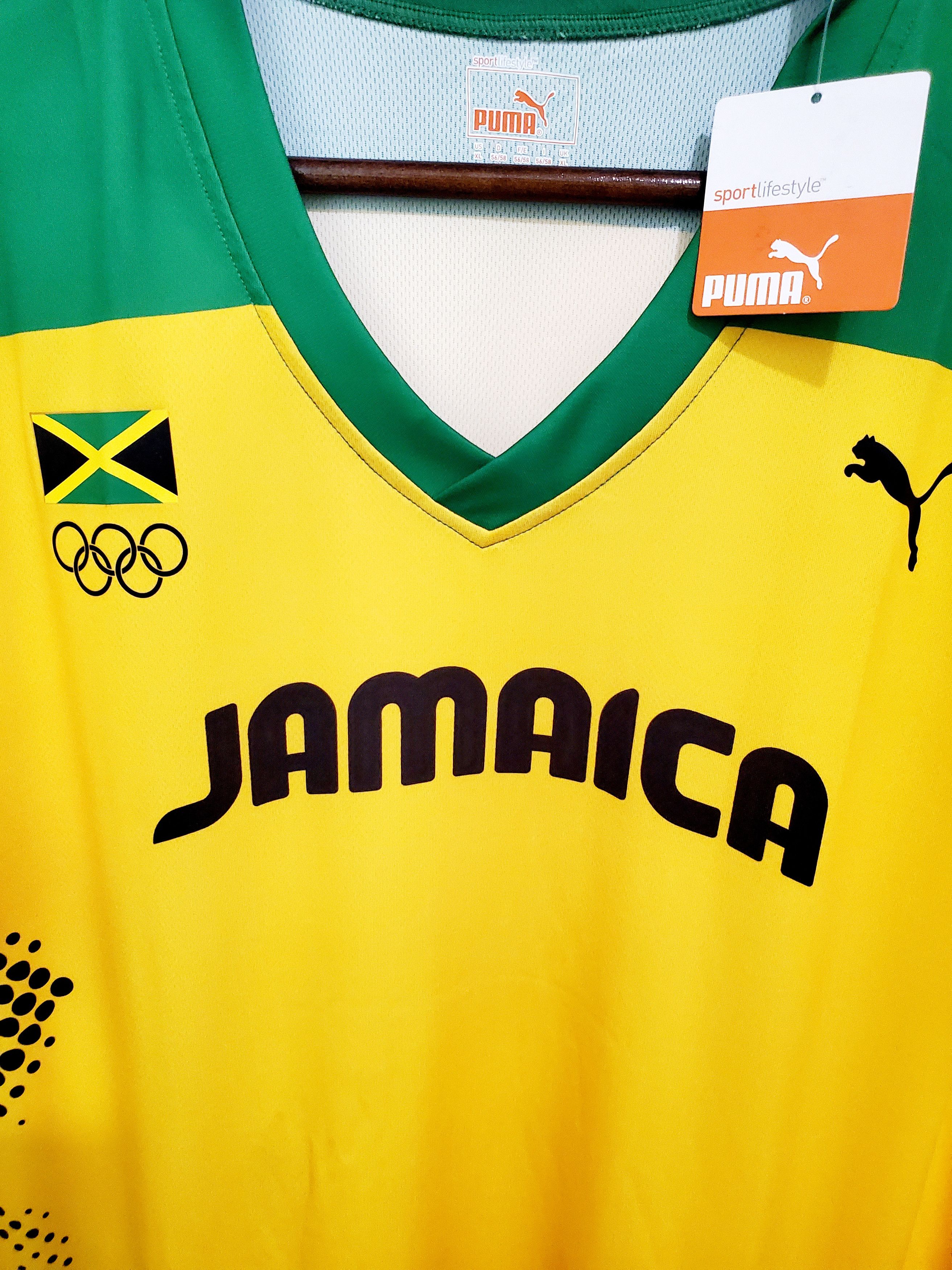 Puma × USA Olympics Jamaica Pro Elite Olympics 2012 Running Singlet Usain Bolt Size US XL / EU 56 / 4 - 2 Thumbnail