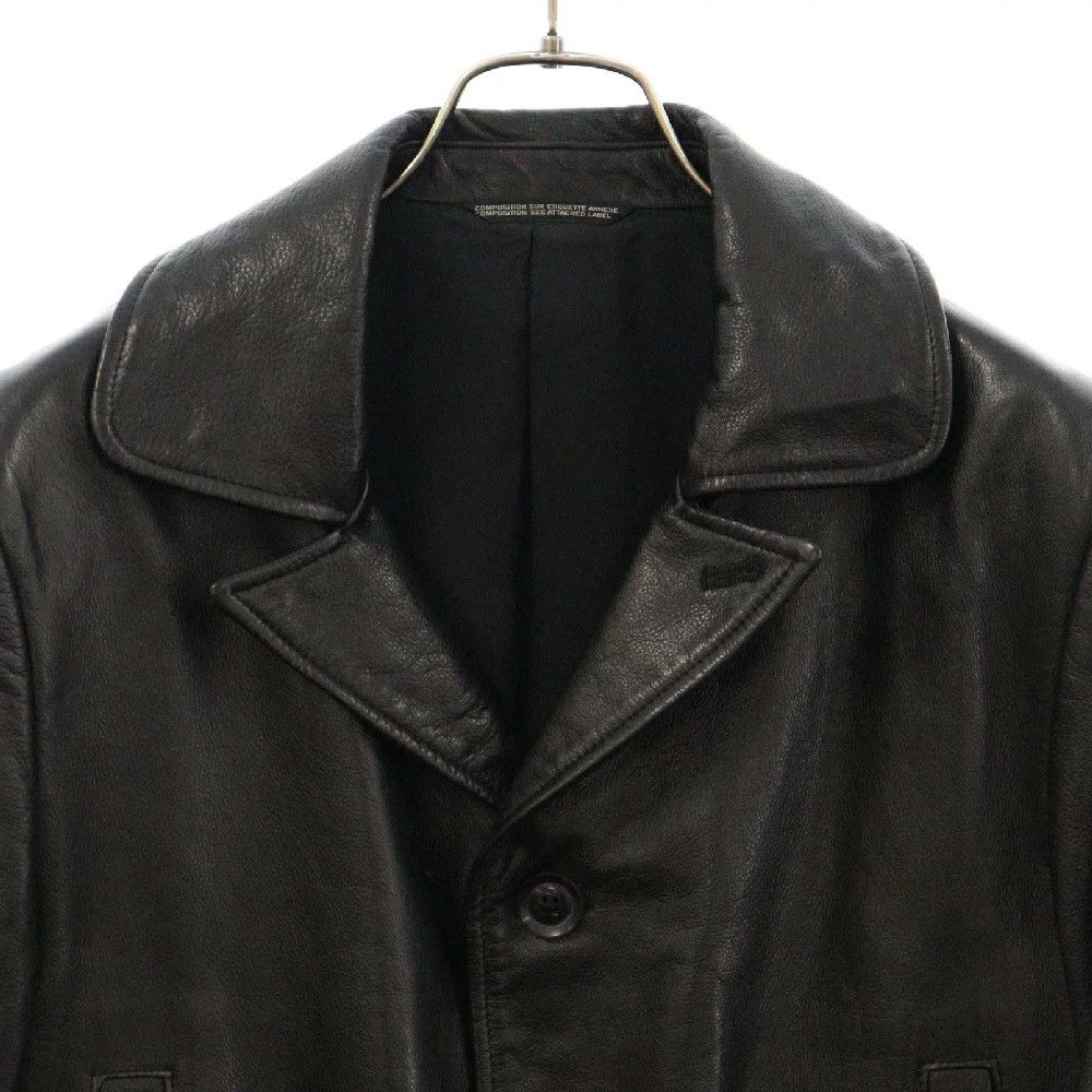 Yohji Yamamoto Yohji Yamamoto POUR HOMME 13AW Cow Leather 4B Jacket Size US S / EU 44-46 / 1 - 3 Thumbnail