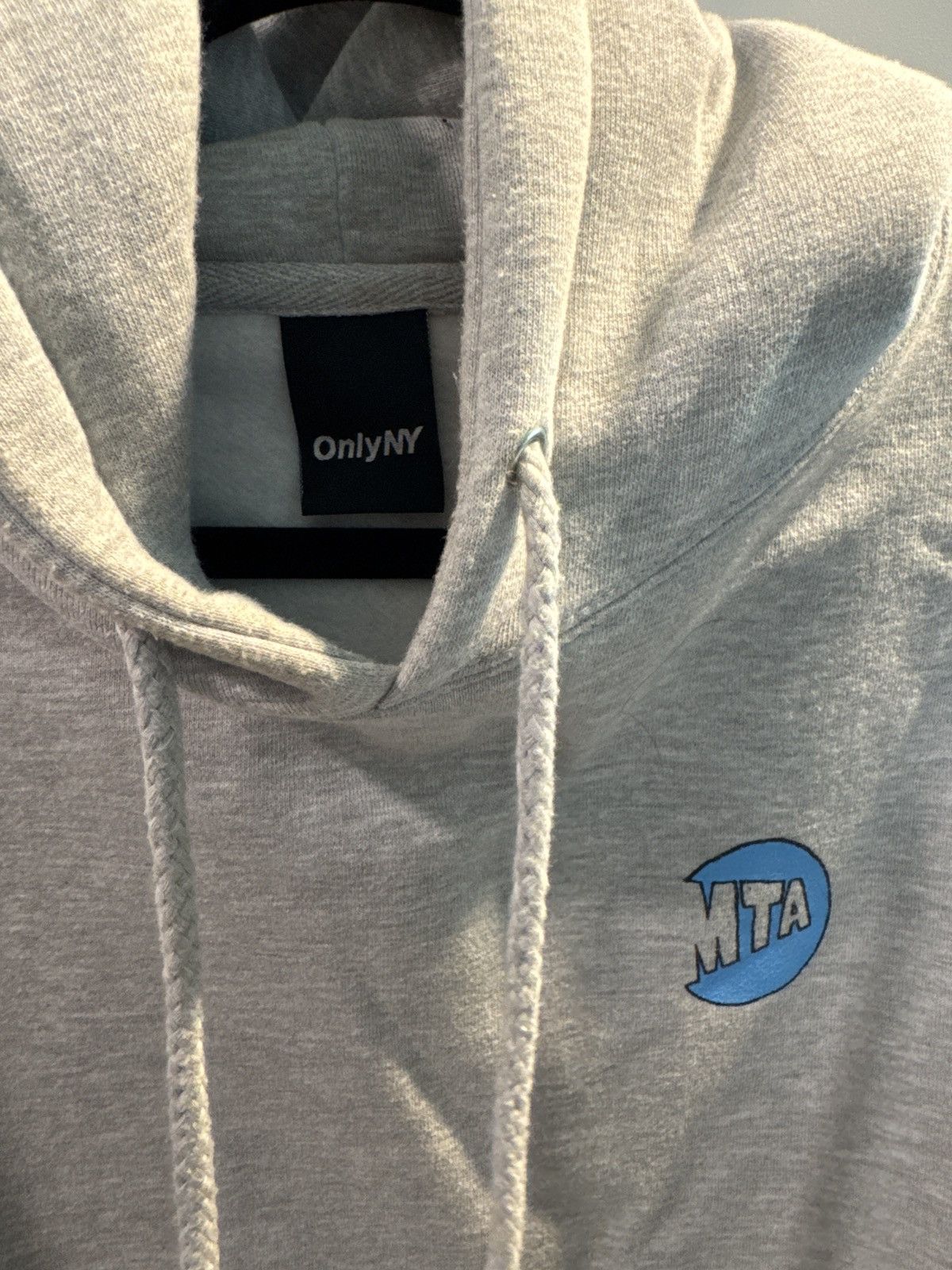 Only NY Only NY x MTA Broadway Local Hoodie, Heather Grey Size US S / EU 44-46 / 1 - 4 Thumbnail