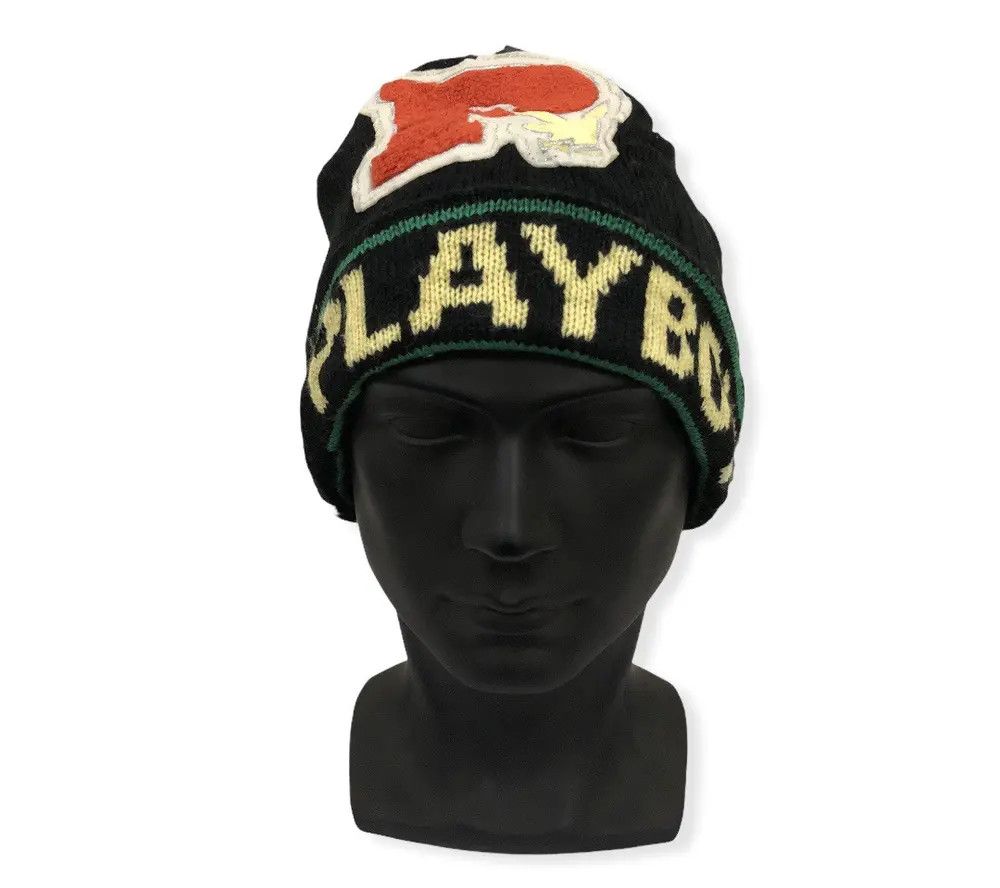 Playboy × Vintage Vintage Playboy Big Logo Beanie Hat Size ONE SIZE - 1 Thumbnail