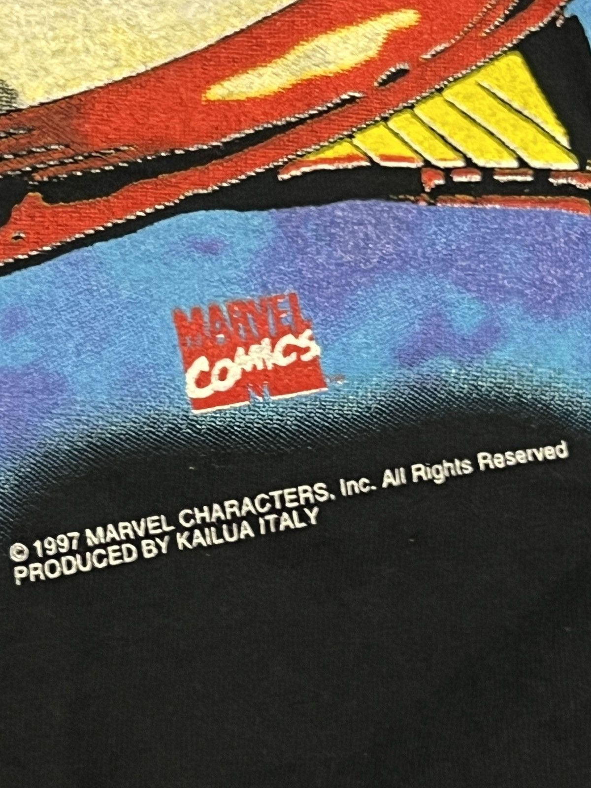 Vintage Captain America Marvel Comics 1997 Vintage T Shirt tg XL Size US XL / EU 56 / 4 - 4 Thumbnail