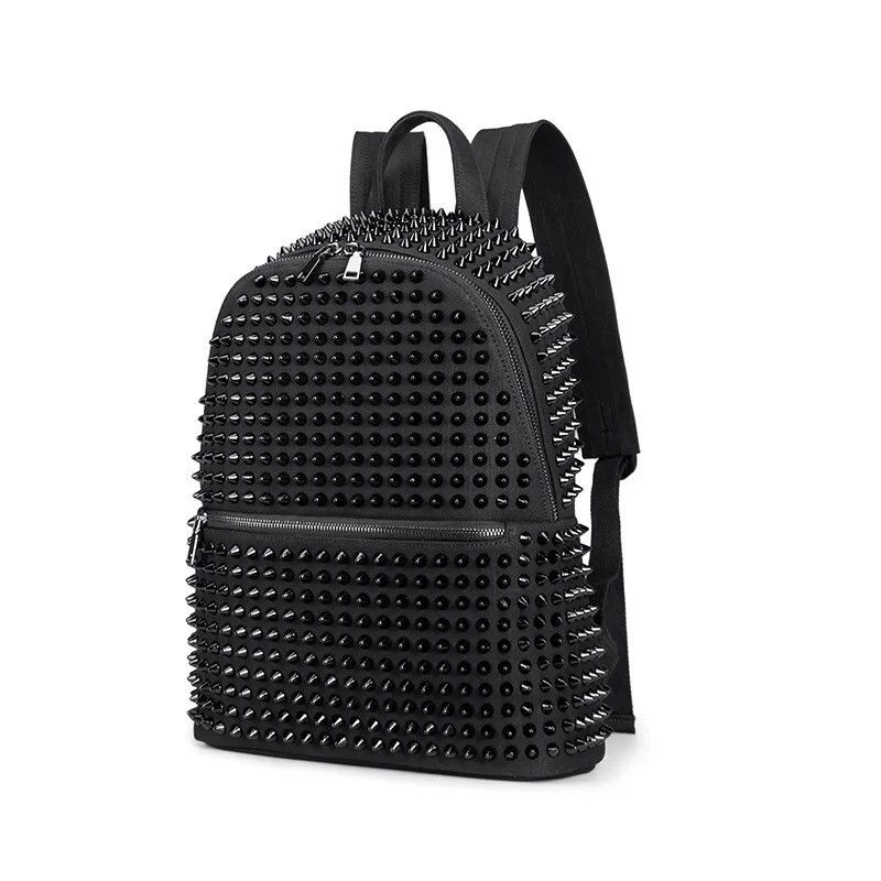 Japanese Brand × Vintage Backpacks Rivet Black Soft Washed Size ONE SIZE - 2 Thumbnail