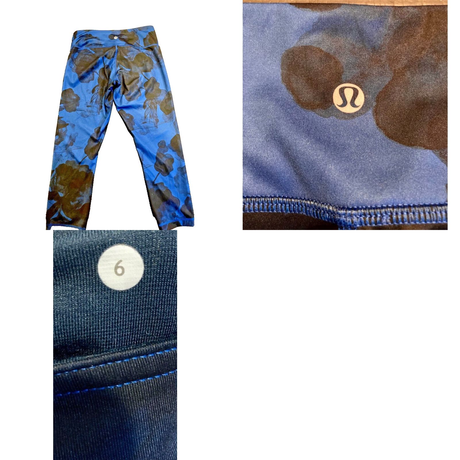 Lululemon Lululemon Wunder Under Pant Full-On Luxtreme Inky Floral Black Inkwell 6 Pant Womens Yoga Slim Skinny 27in 31in Inseam Multicolor 2010-2019 Size 28" / US 6 / IT 42 - 9 Thumbnail