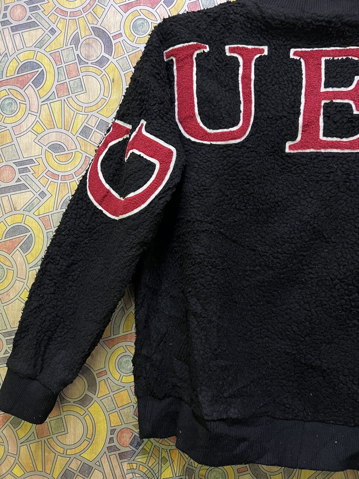 Guess Extremely rare GUESS Ges jacket Boa fleece outerwear GJ31 Size US L / EU 52-54 / 3 - 12 Thumbnail