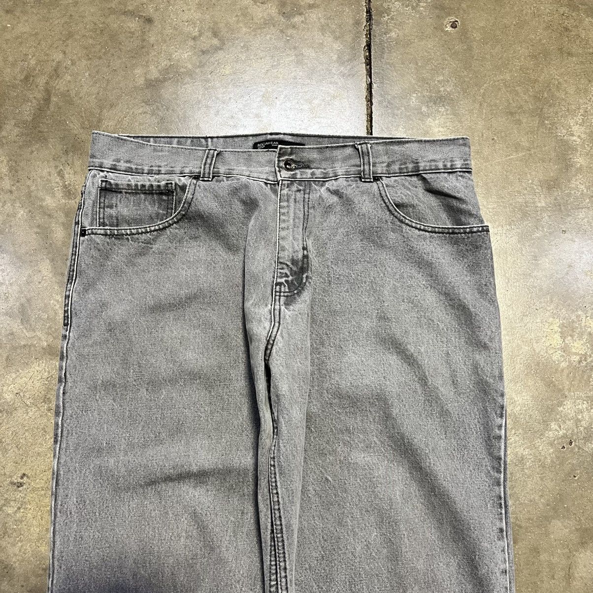 Rocawear Vintage Rocawear Denim Jeans Baggy Wide Leg Skater Y2K JNCO Size US 38 / EU 54 - 9 Thumbnail