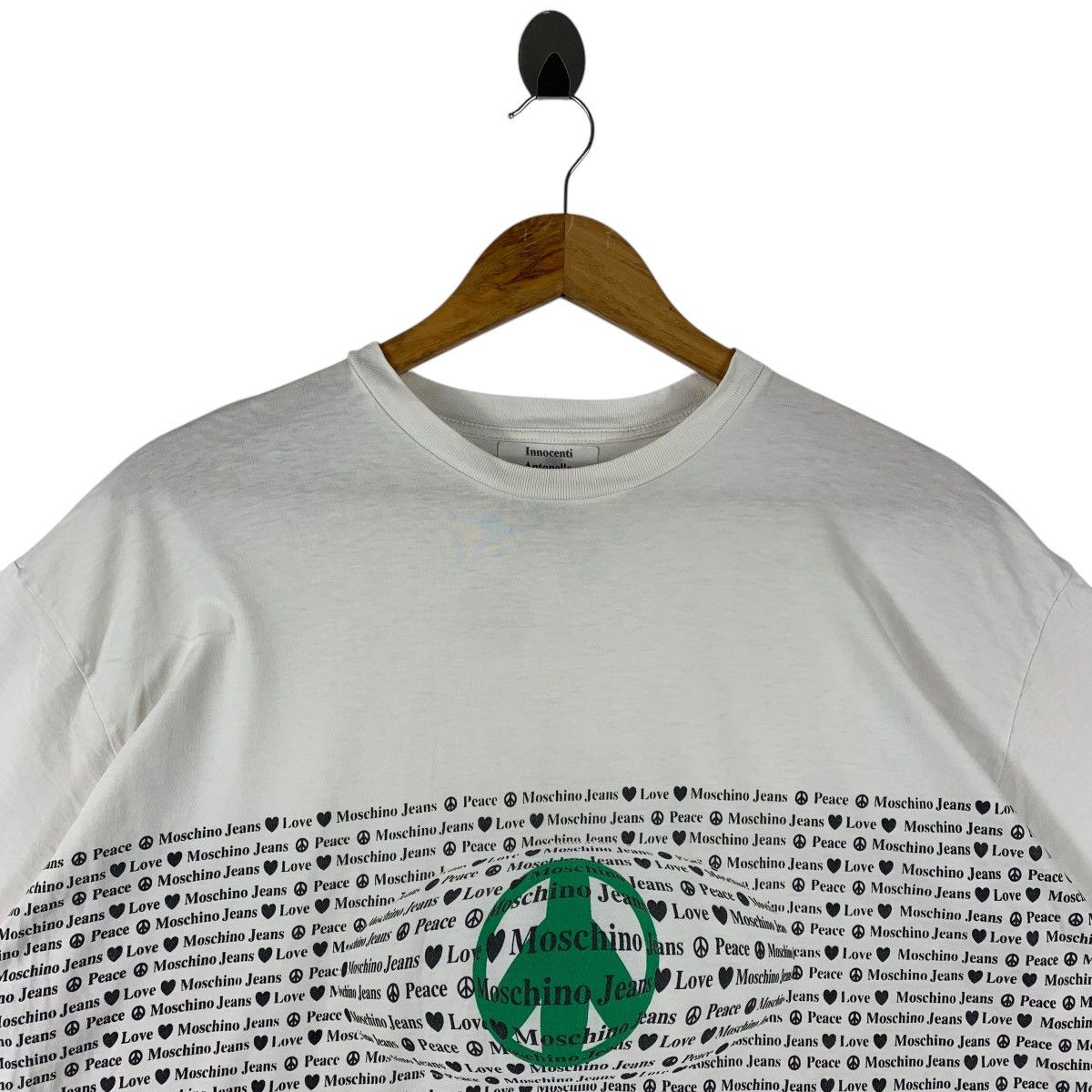 Moschino Vintage MOSCHINO JEANS spellout printed designer tee Size US XXL / EU 58 / 5 - 2 Thumbnail