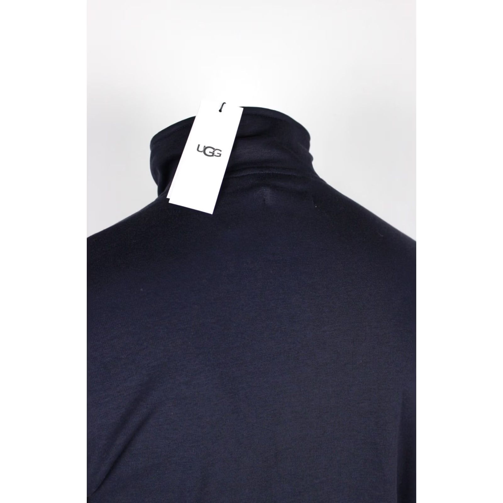Ugg VINTAGE Ugg Men's Zeke Fleece Pullover 1/4 Zip Size M Navy Blue Size US M / EU 48-50 / 2 - 3 Thumbnail