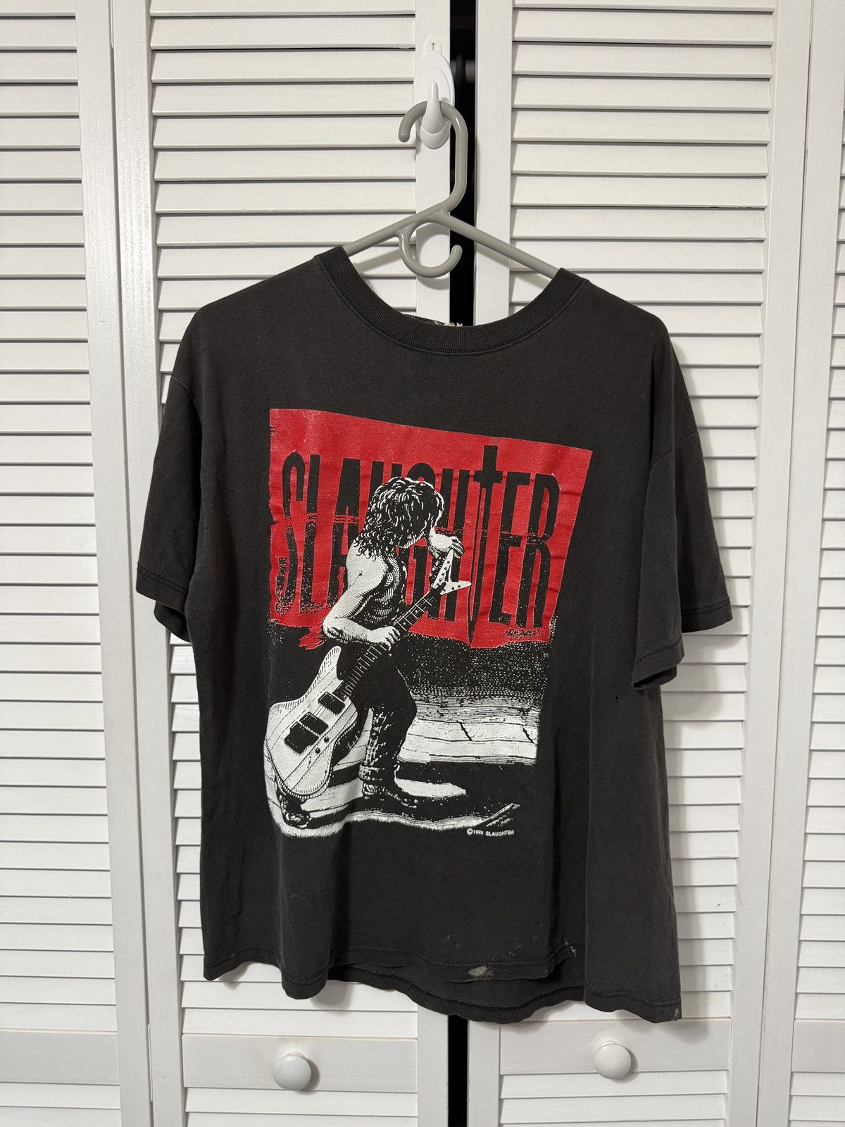 Vintage Vintage 1992 Slaughter The Wild Life Tee Size US L / EU 52-54 / 3 - 1 Thumbnail