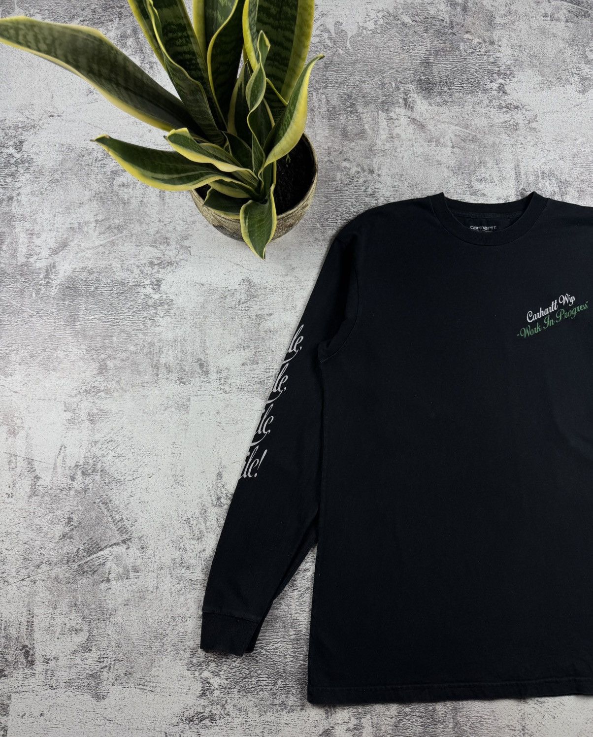 Carhartt Carhartt WIP Smile Loose Men’s Jersey Longsleeve T Shirt Tee Size US M / EU 48-50 / 2 - 9 Thumbnail