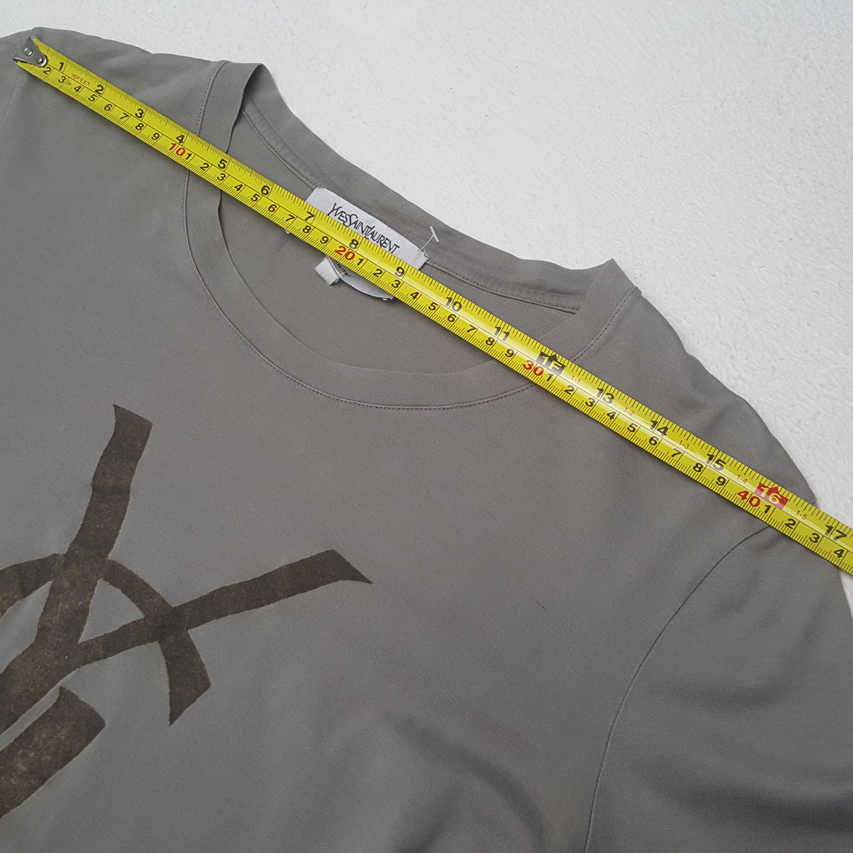 Yves Saint Laurent Yves Saint Laurent YSL Logo Design Tshirt C294N71 Size US M / EU 48-50 / 2 - 4 Thumbnail