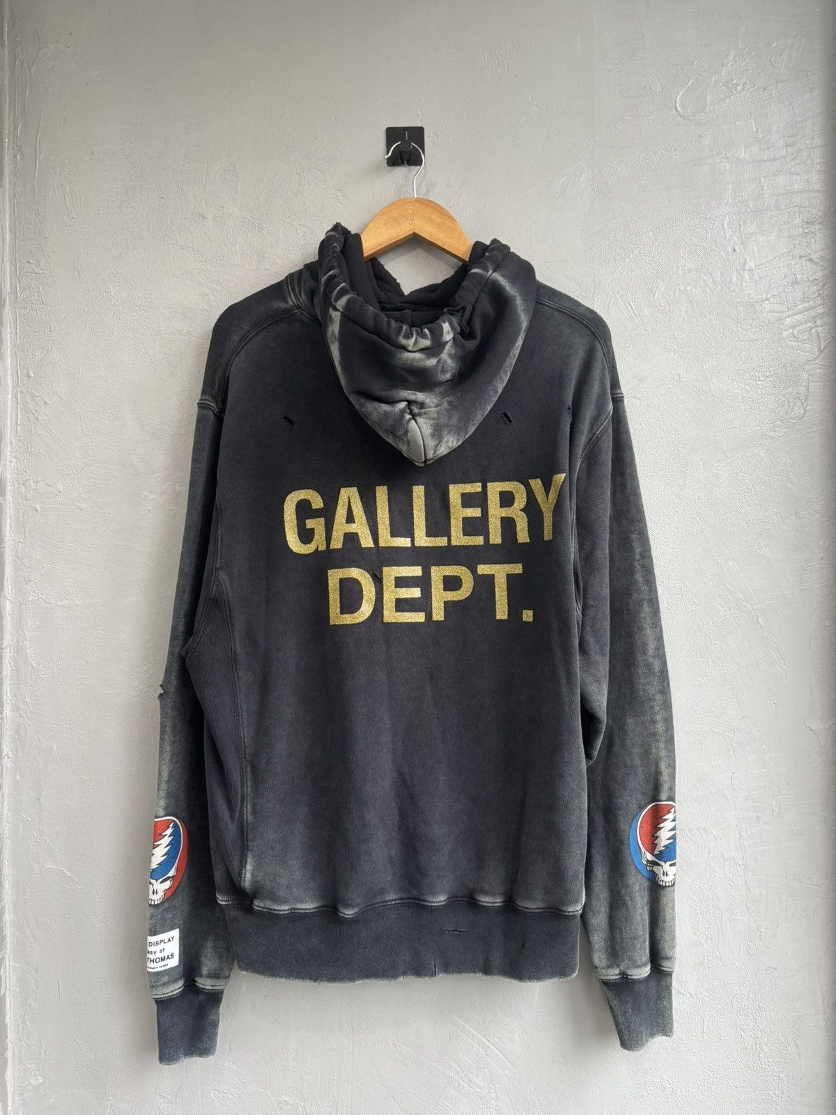Gallery Dept. Gallery Dept rare grateful dead distressed hoodie Size US M / EU 48-50 / 2 - 3 Thumbnail