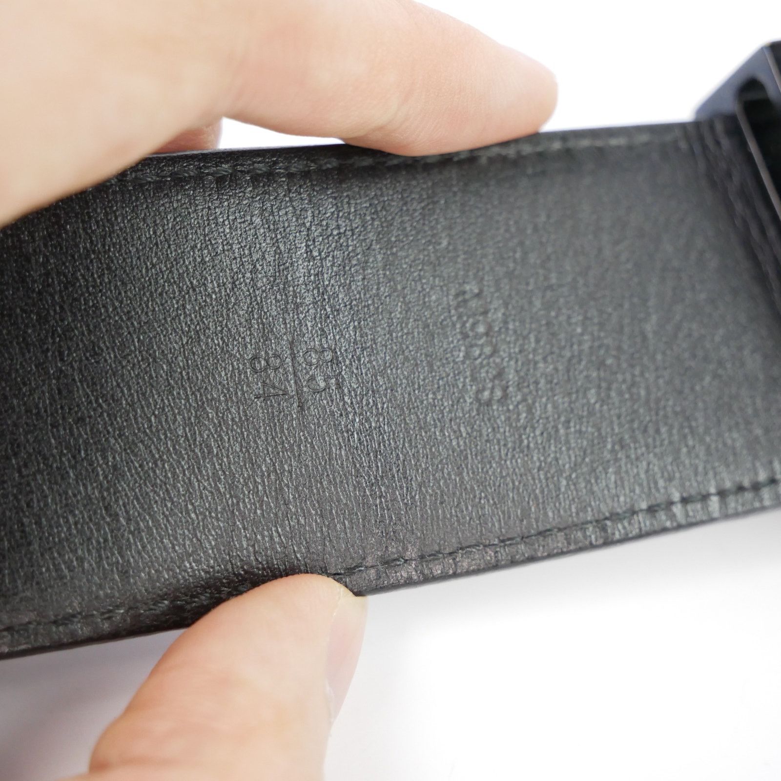 Louis Vuitton Louis Vuitton Ceinture Initiales Damier Graphite Belt Size ONE SIZE - 6 Thumbnail