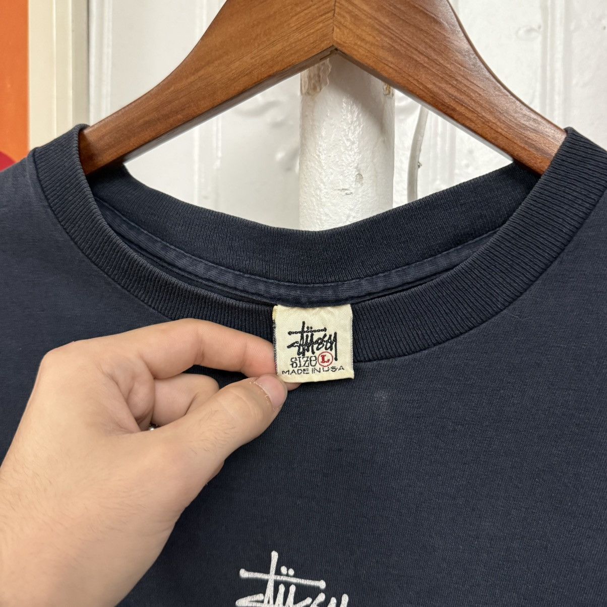 Stussy vintage 1990s stussy crown graphic tshirt Size US L / EU 52-54 / 3 - 3 Thumbnail