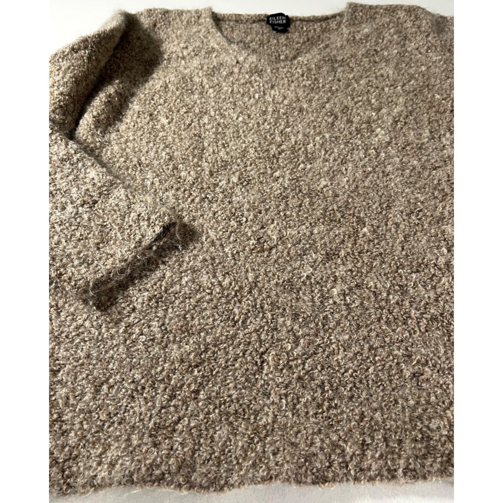 Eileen Fisher VINTAGE Women’s Eileen Fisher V-Neck Pullover Sweater Merino Wool Mohair Sz S Size S / US 4 / IT 40 - 6 Thumbnail