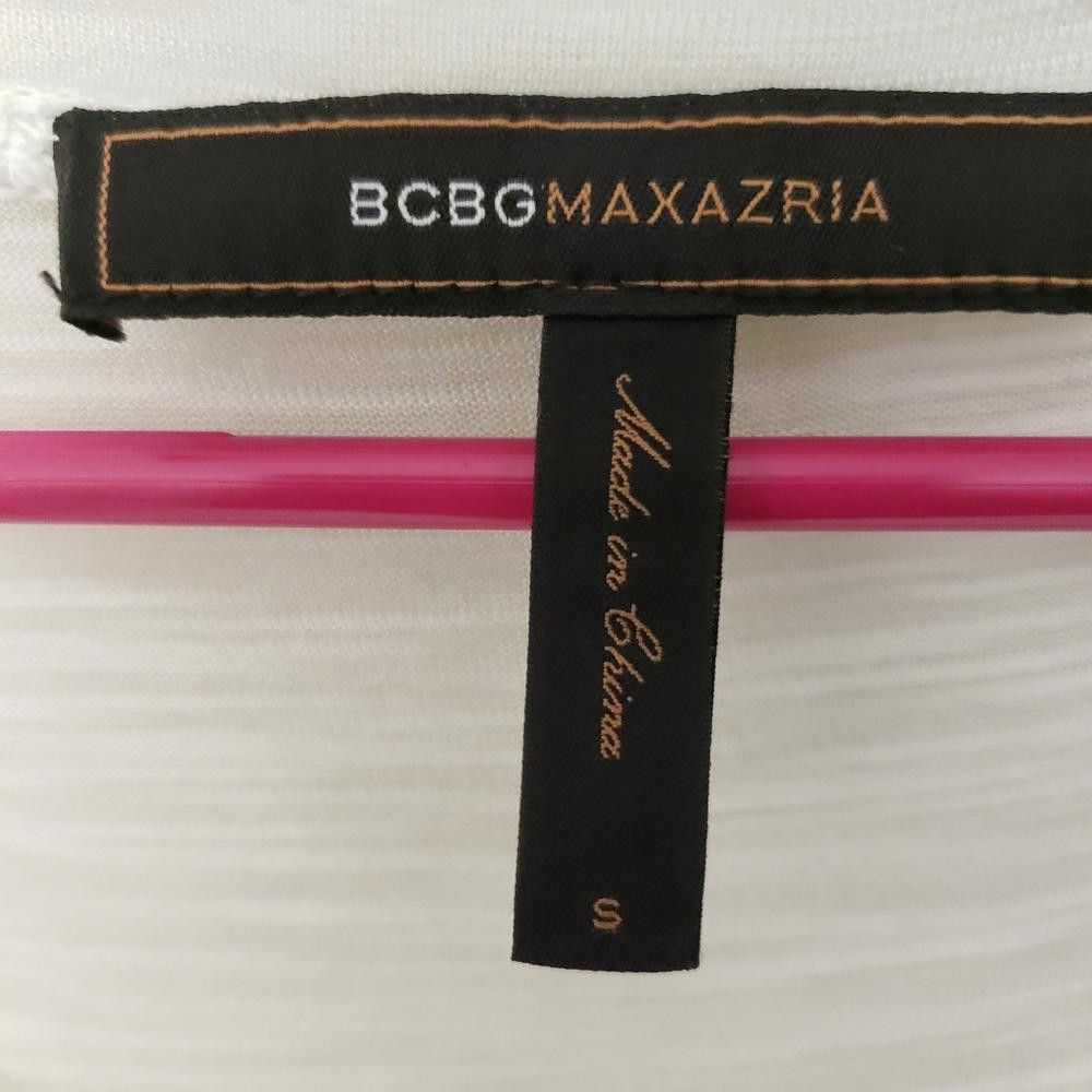 Bcbgmaxazria CT1251 Ladies BCBGMaxAzria White Blouse Small Size S / US 4 / IT 40 - 4 Thumbnail