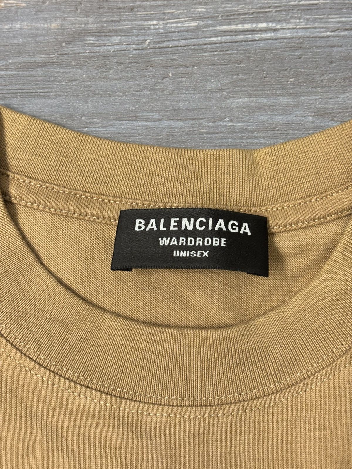 Balenciaga Embroidered Logo Tee Size US L / EU 52-54 / 3 - 4 Thumbnail