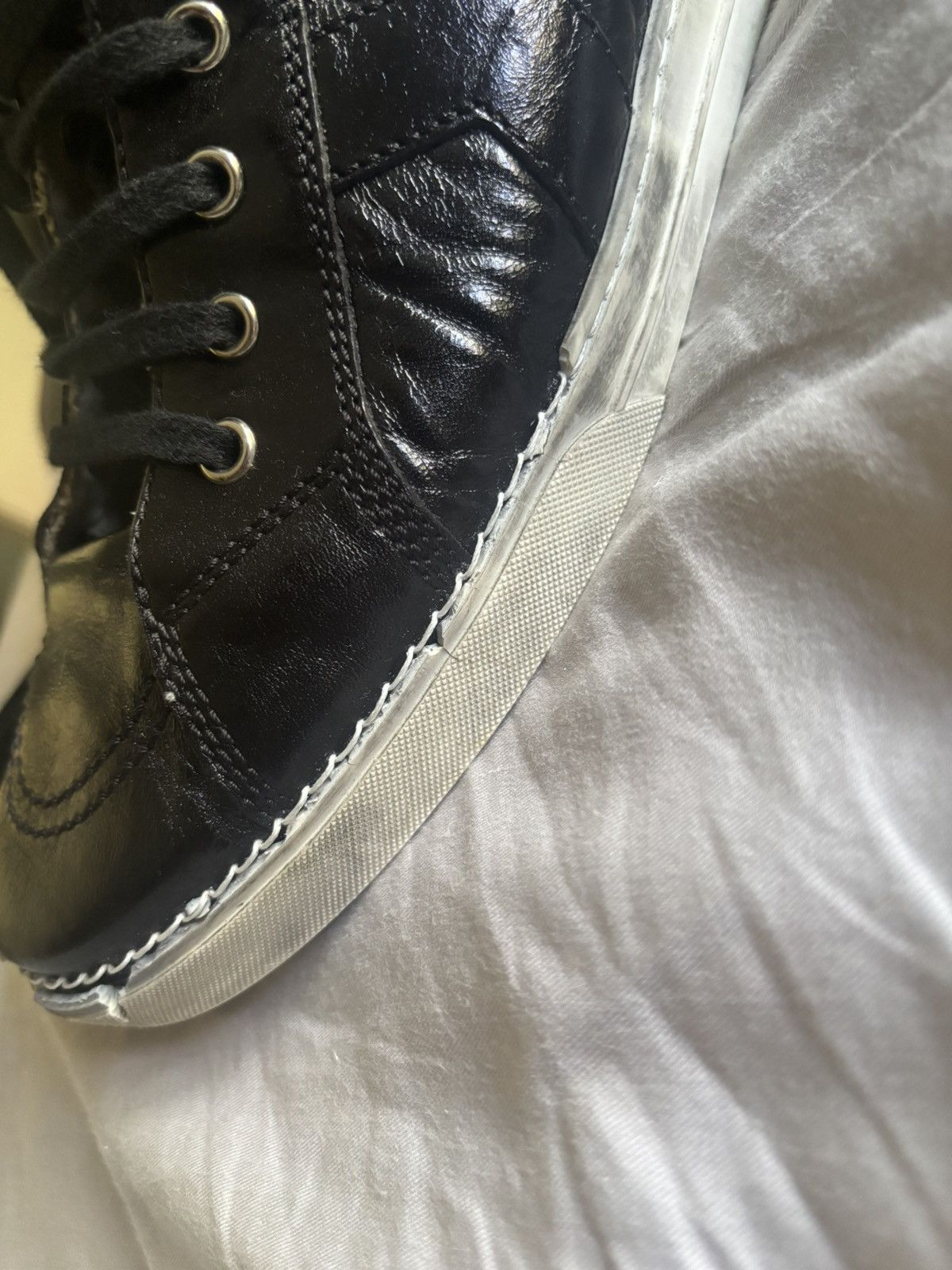 Saint Laurent Paris Saint Laurent Paris “1971 Bad Lieutenant” High Top Sneaker Size US 12 / EU 45 - 22 Thumbnail