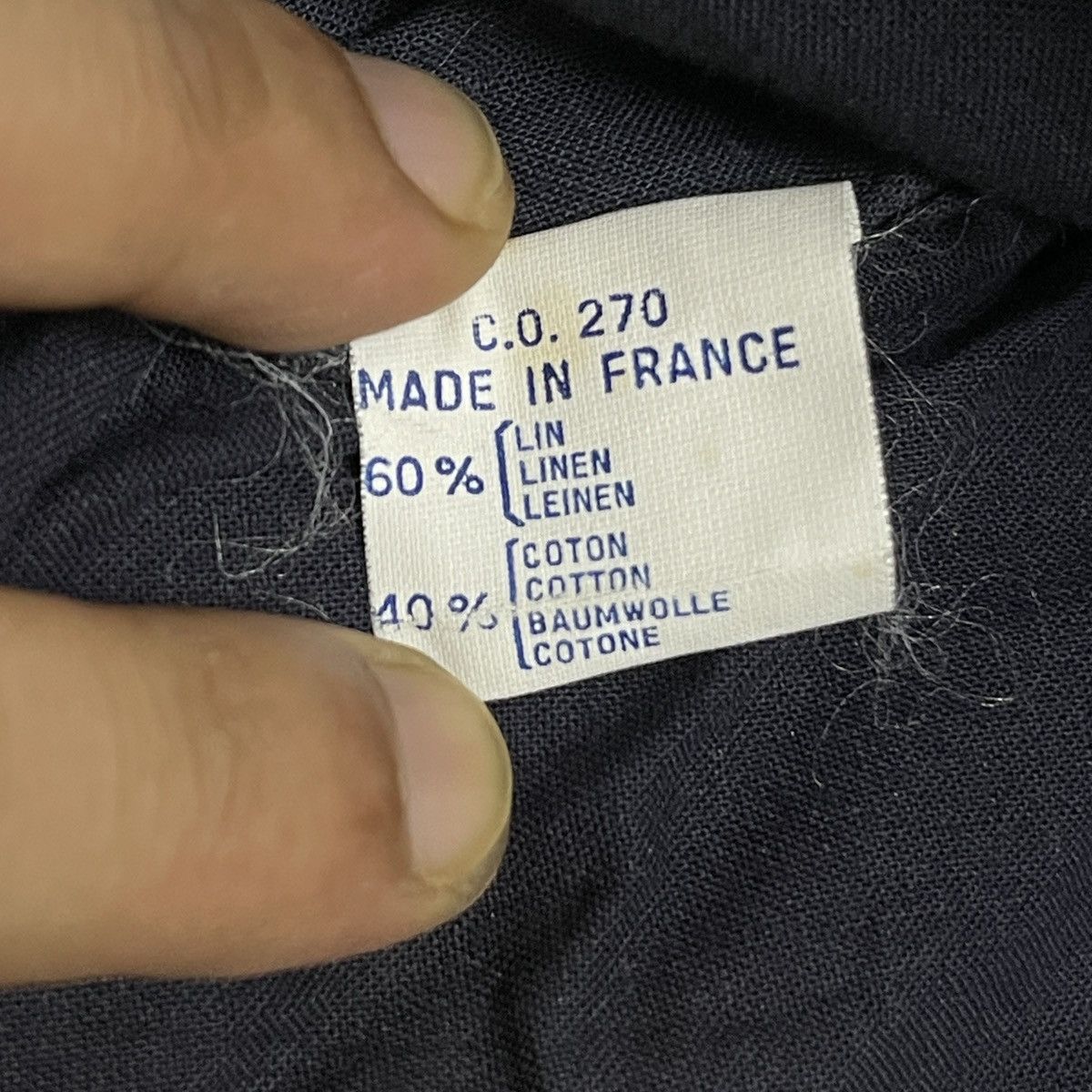 Vintage Vintage French Nautical Maritime Double Breasted Blazer Size US M / EU 48-50 / 2 - 16 Thumbnail