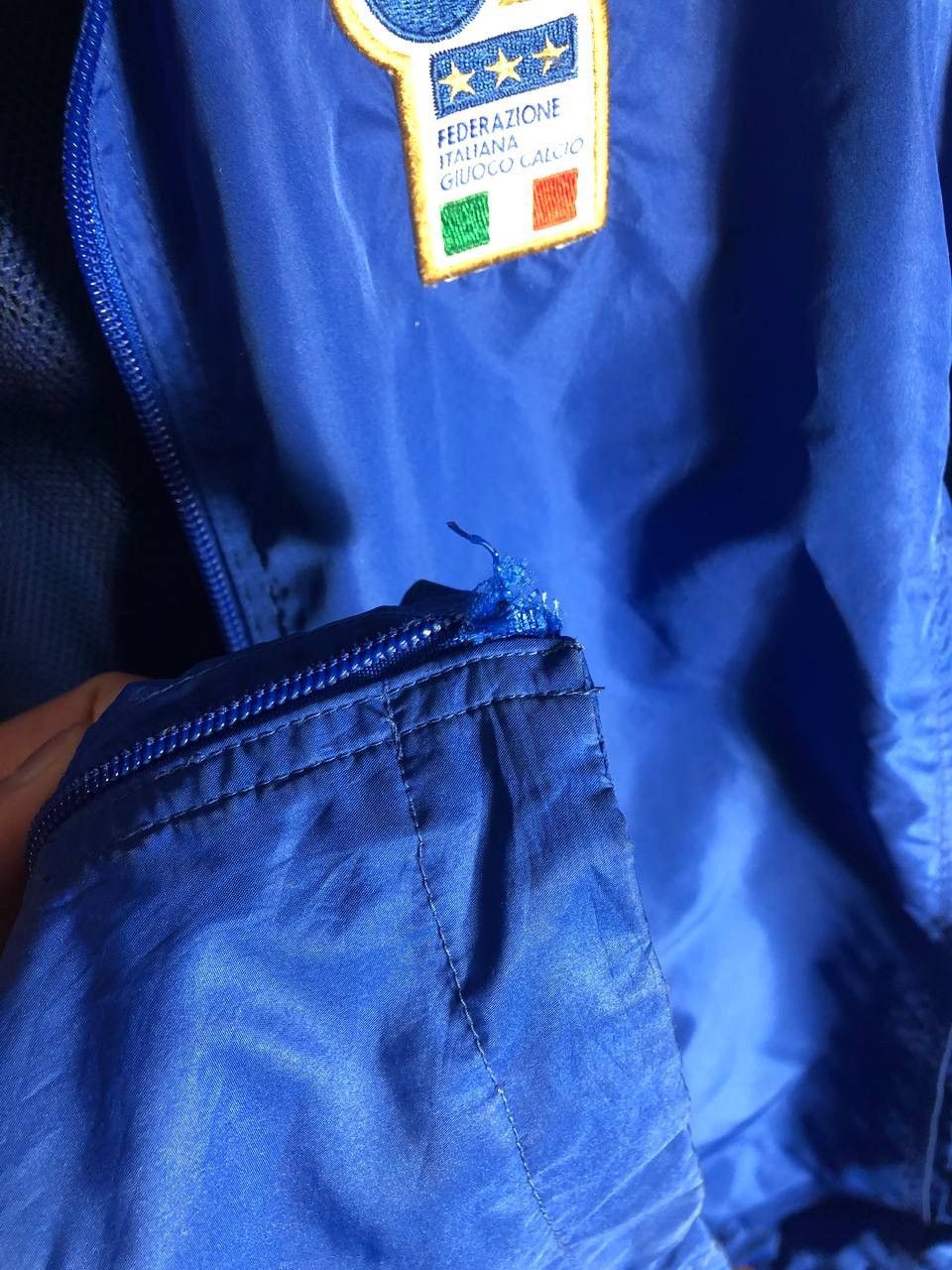 Nike VINTAGE NIKE ITALY SOCCER JERSEY JACKET RETRO BLOKE Y2K 90s Size US S / EU 44-46 / 1 - 7 Thumbnail