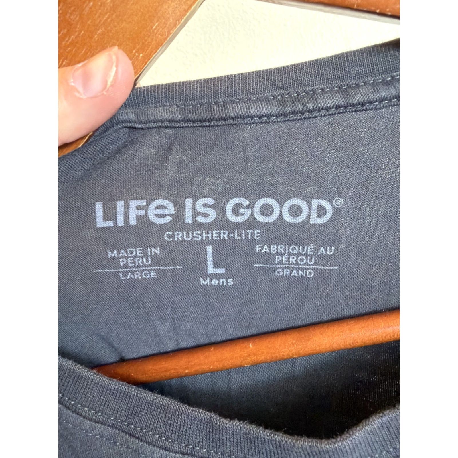 Life is Good Life is Good Men Short Sleeve Crusher Lite Tee Tacocat Black Large Size US 33 - 7 Thumbnail