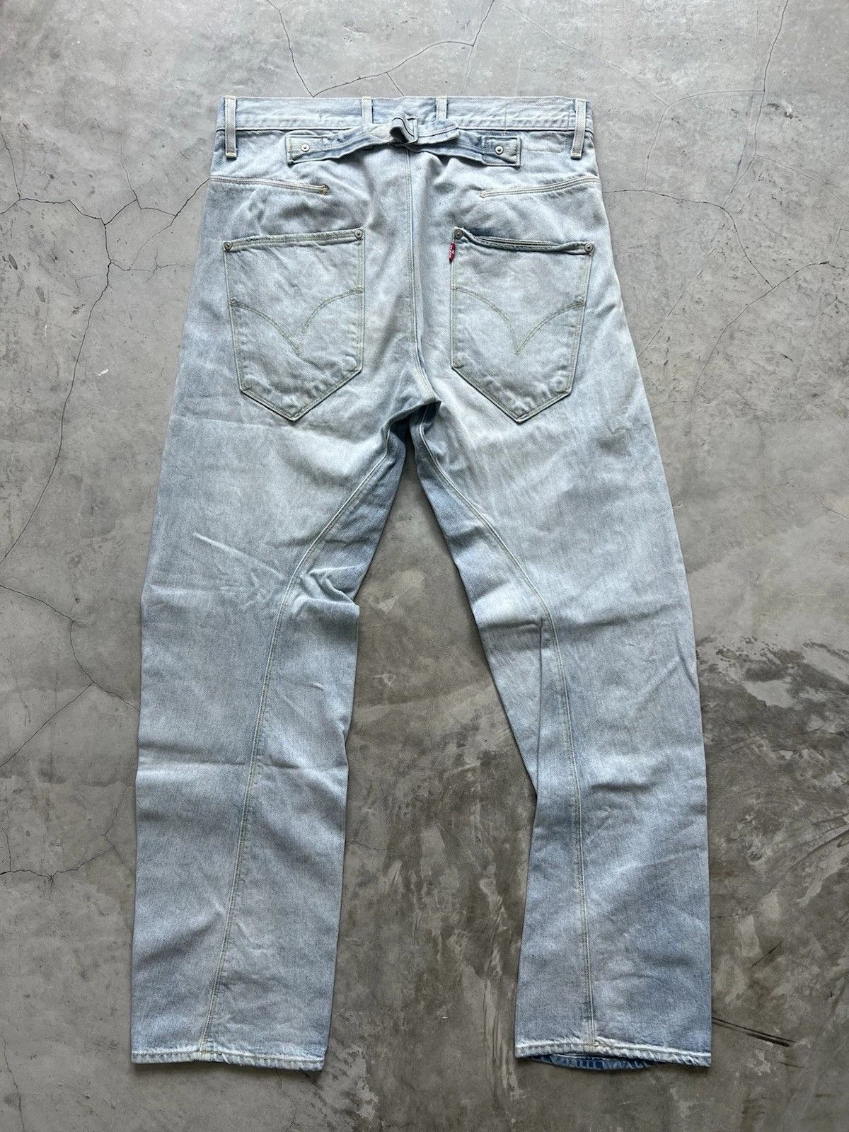 Levi's Levis Engineered Jeans Buckleback Tag W31 Actual 33x33 Size US 31 - 4 Thumbnail