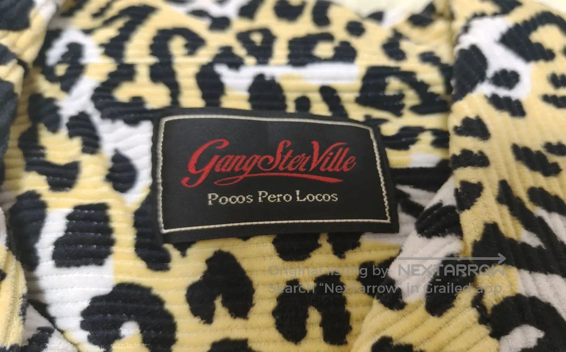 Japanese Brand gangsterville leopard print long sleeve shirt. Size US L / EU 52-54 / 3 - 5 Thumbnail