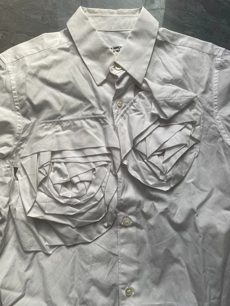 Comme des Garcons Comme Des Garcons Three-dimensional Rose Shirt Size S / US 4 / IT 40 - 5 Thumbnail